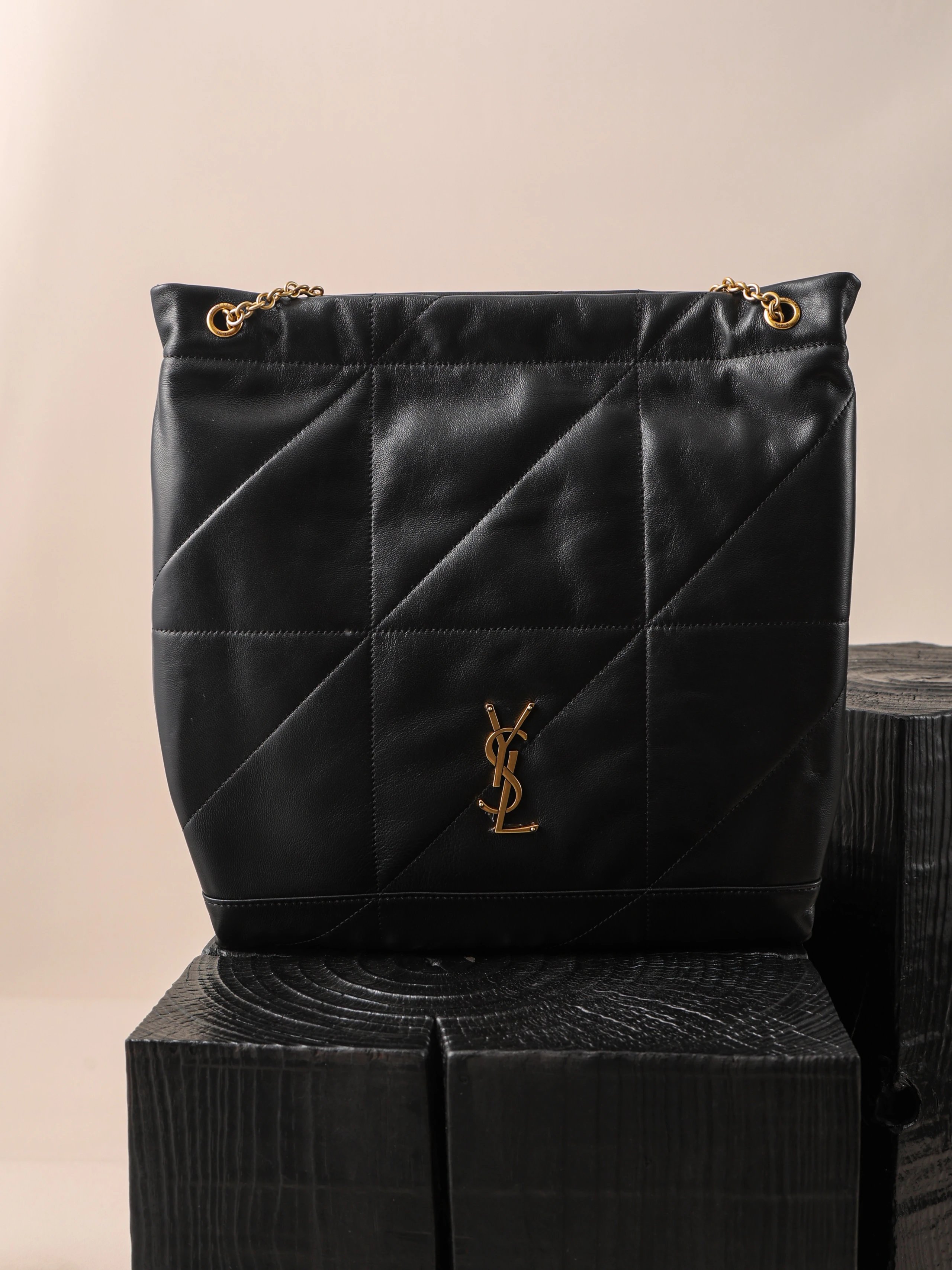 Item ID 8511 Tevs-Saint-Laurent-YSL-Jamie-4_3- lambskin tote bag - Large garbage ba