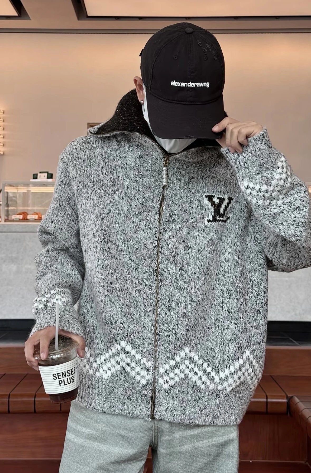 Item ID 8047 Nigo collaboration FW25 autumn_winter collection _30% wool ➕ 70% Cotto
