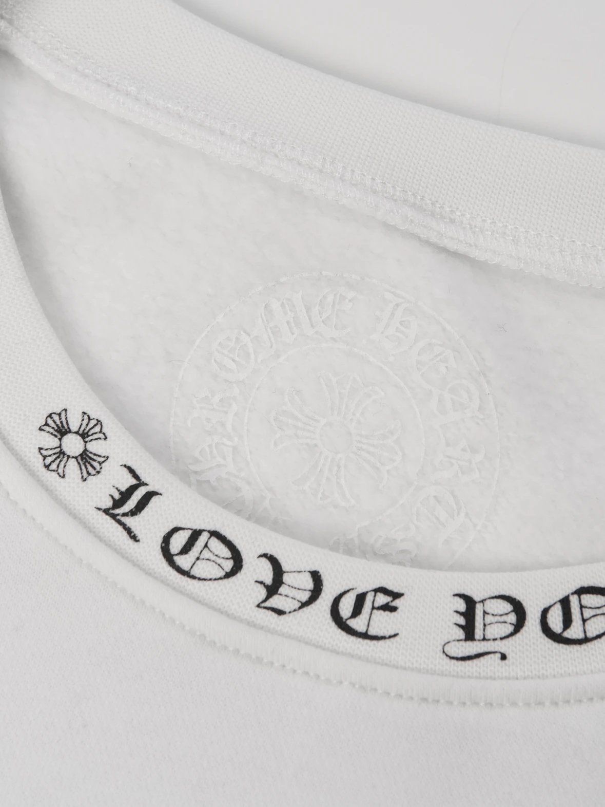 Item ID 8077 CH series “ Velvet lining ” Love vine printed round neck pullover long