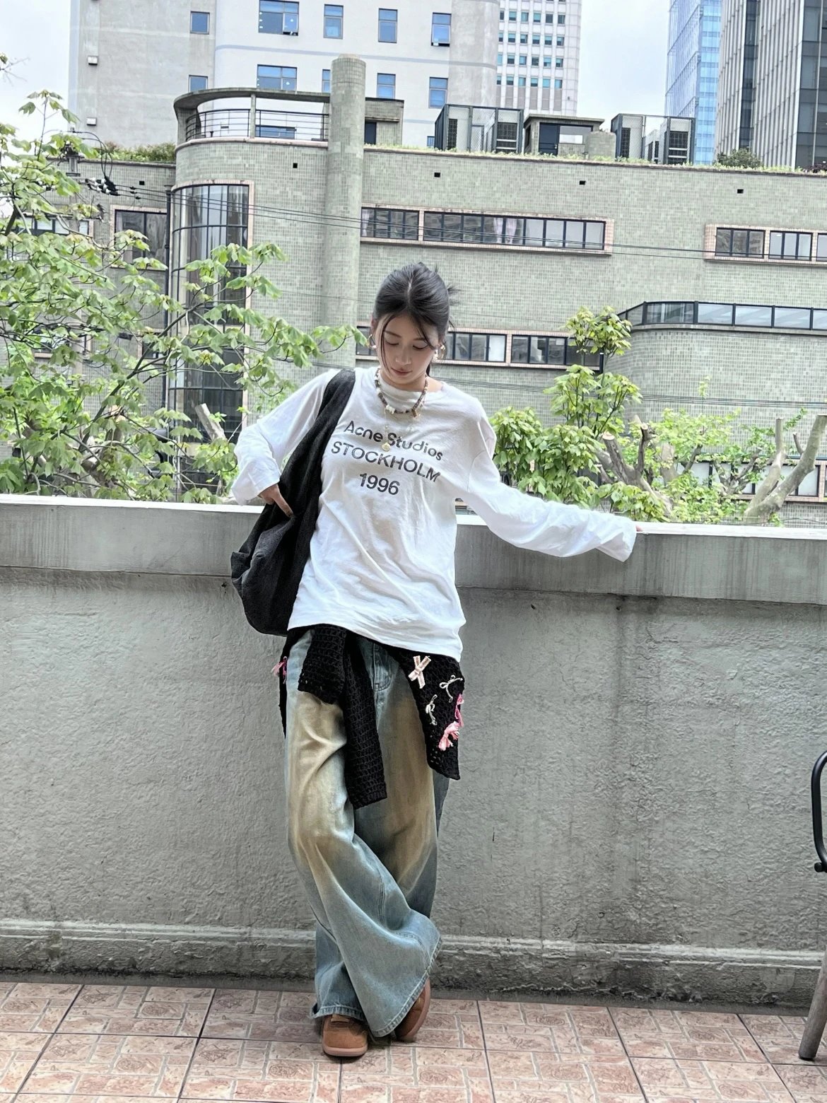 Item ID 8171 Acne Stud1os-1996 Series - _Handmade Spray_ Aging - _Exclusive 85% Cot