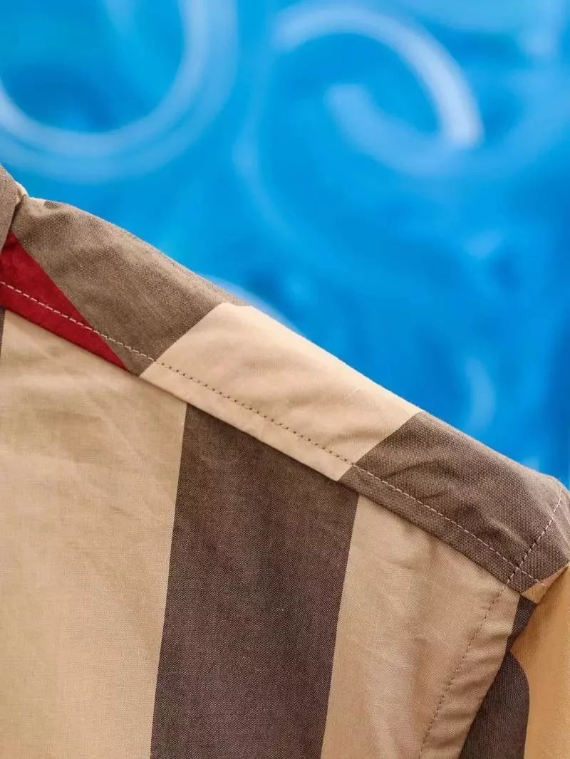 Item ID 8218 BURBERRY- Burberry -23ss- new shirt - large plaid shirt -Vintage long