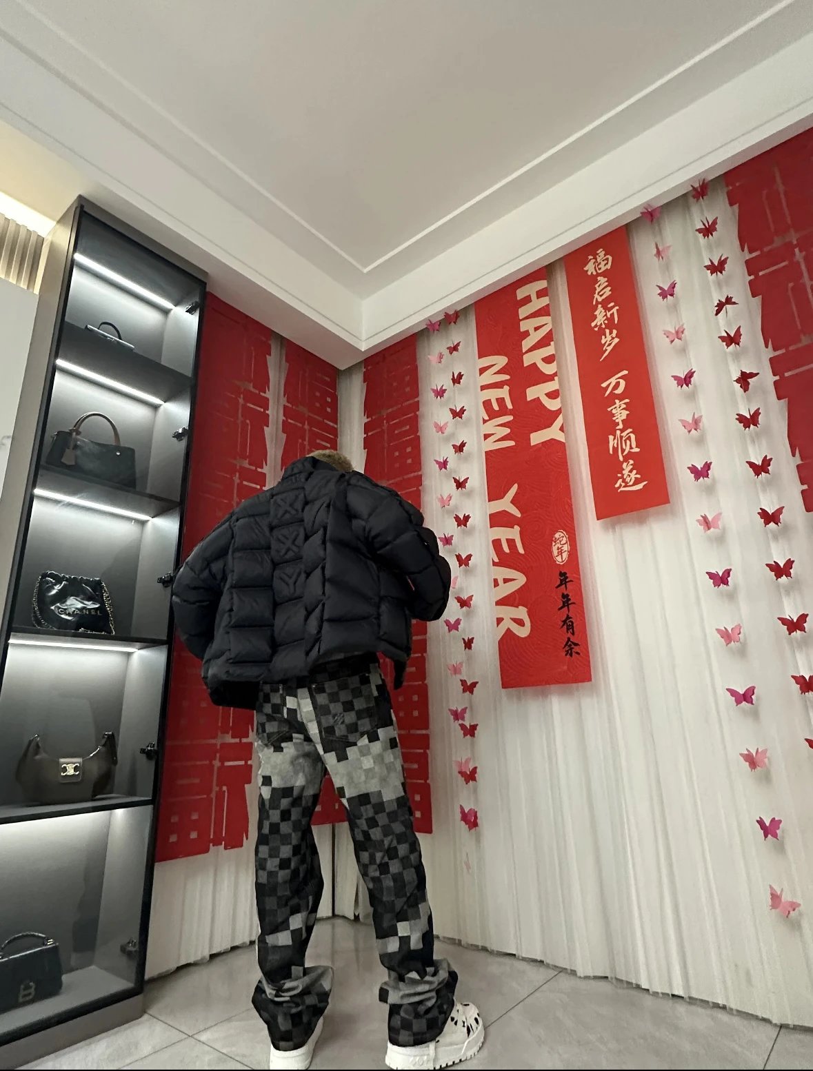 Item ID 8138 vest - long sleeves -Christopher-Raxxy- Joint model - stand collar zip