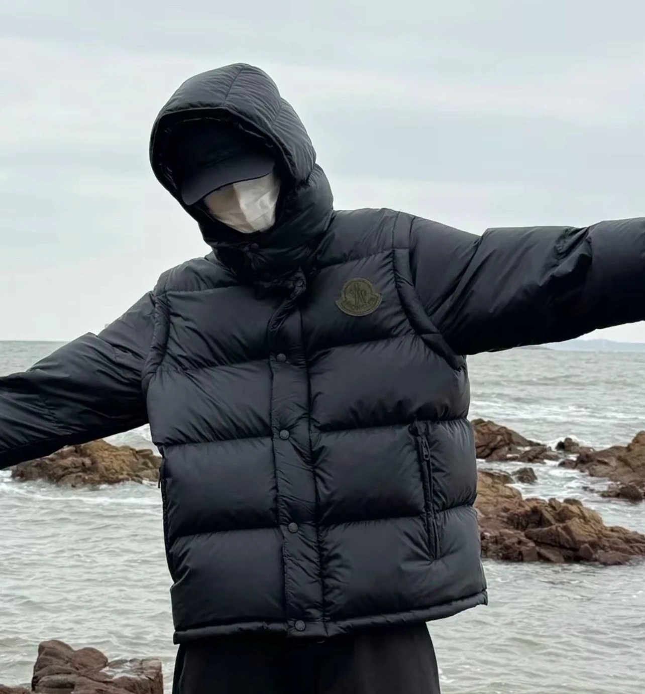 Item ID 8095 -Cyclone series - 2-in-1 detachable design goose down jacket “90 white