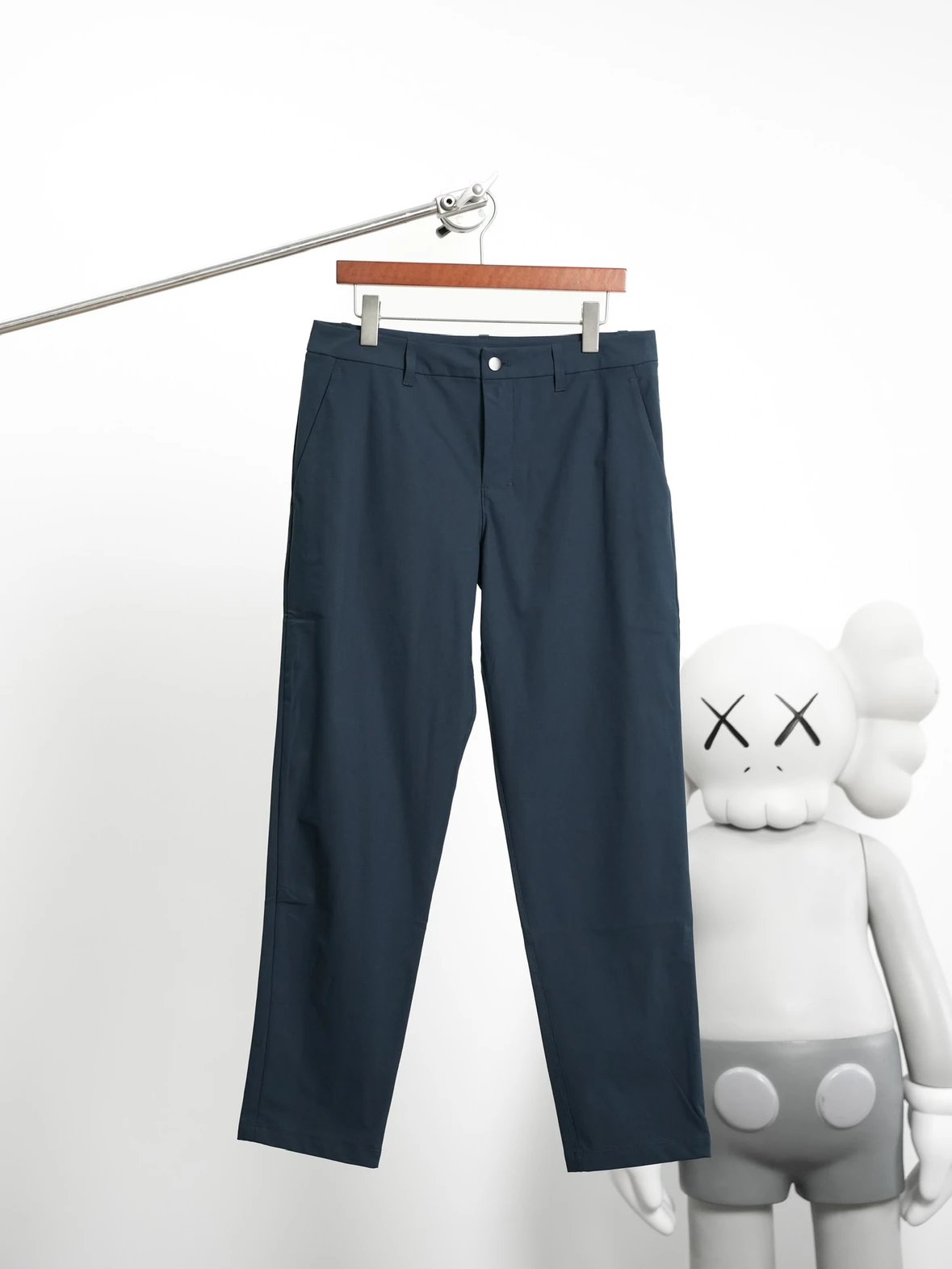 Item ID 8352 Lulu ABC Series solid color trousers - elastic waist casual pants - bl