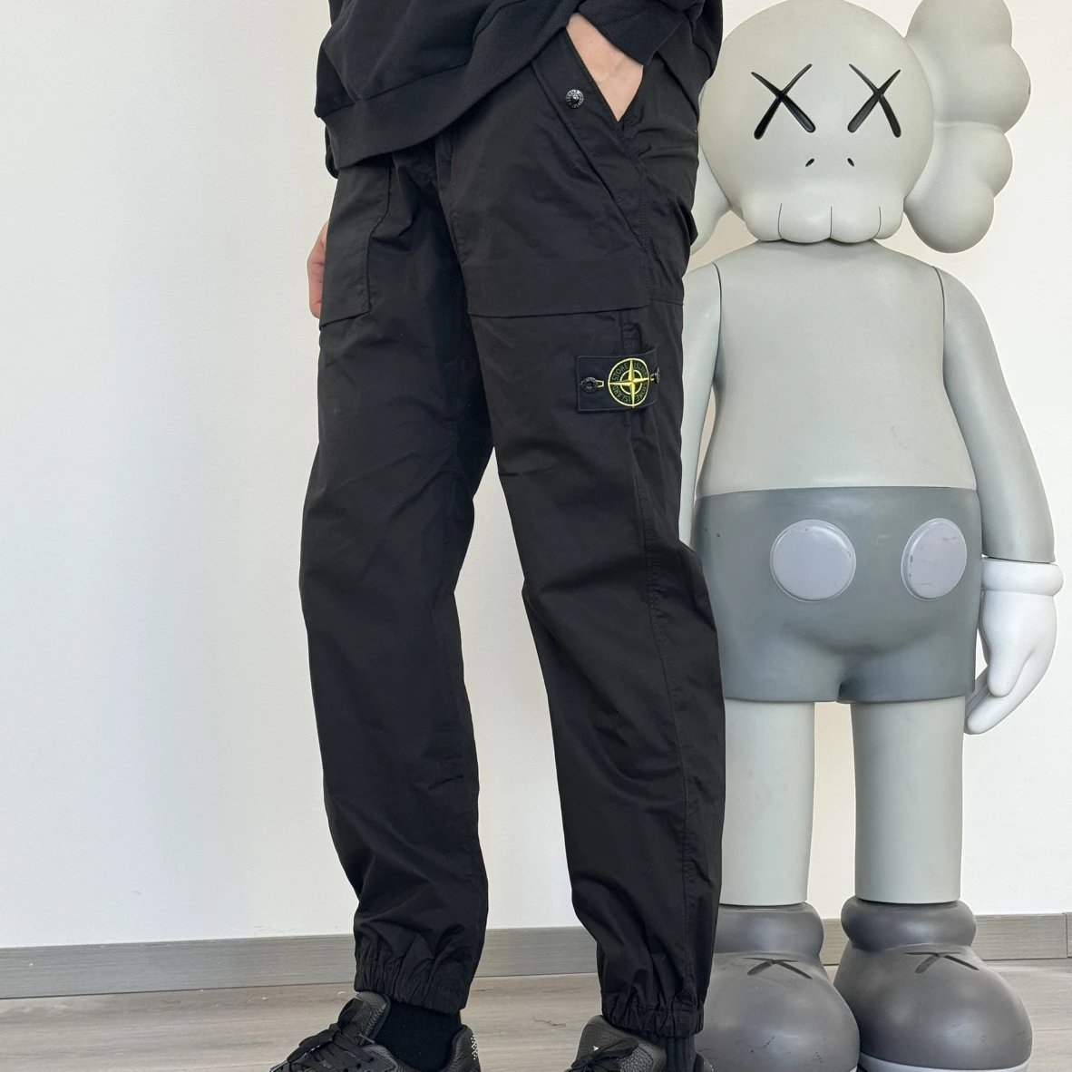 Item ID 8359 STONE1SLAND-SS25 Big pocket badge track pants “ All excipients customi