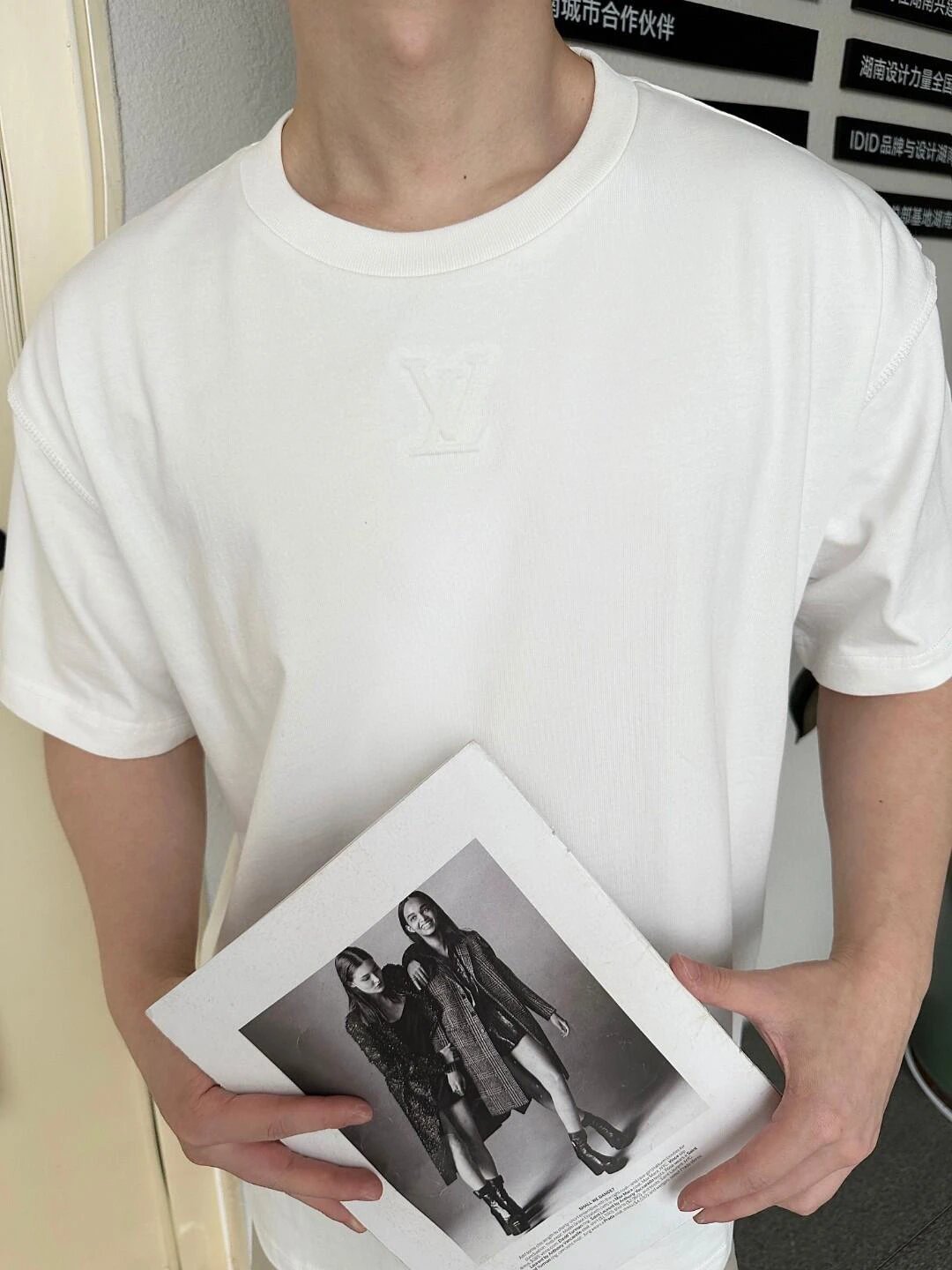 Item ID 8273 Advanced customization -2025ss- 3D embossed short sleeves -32 Double c