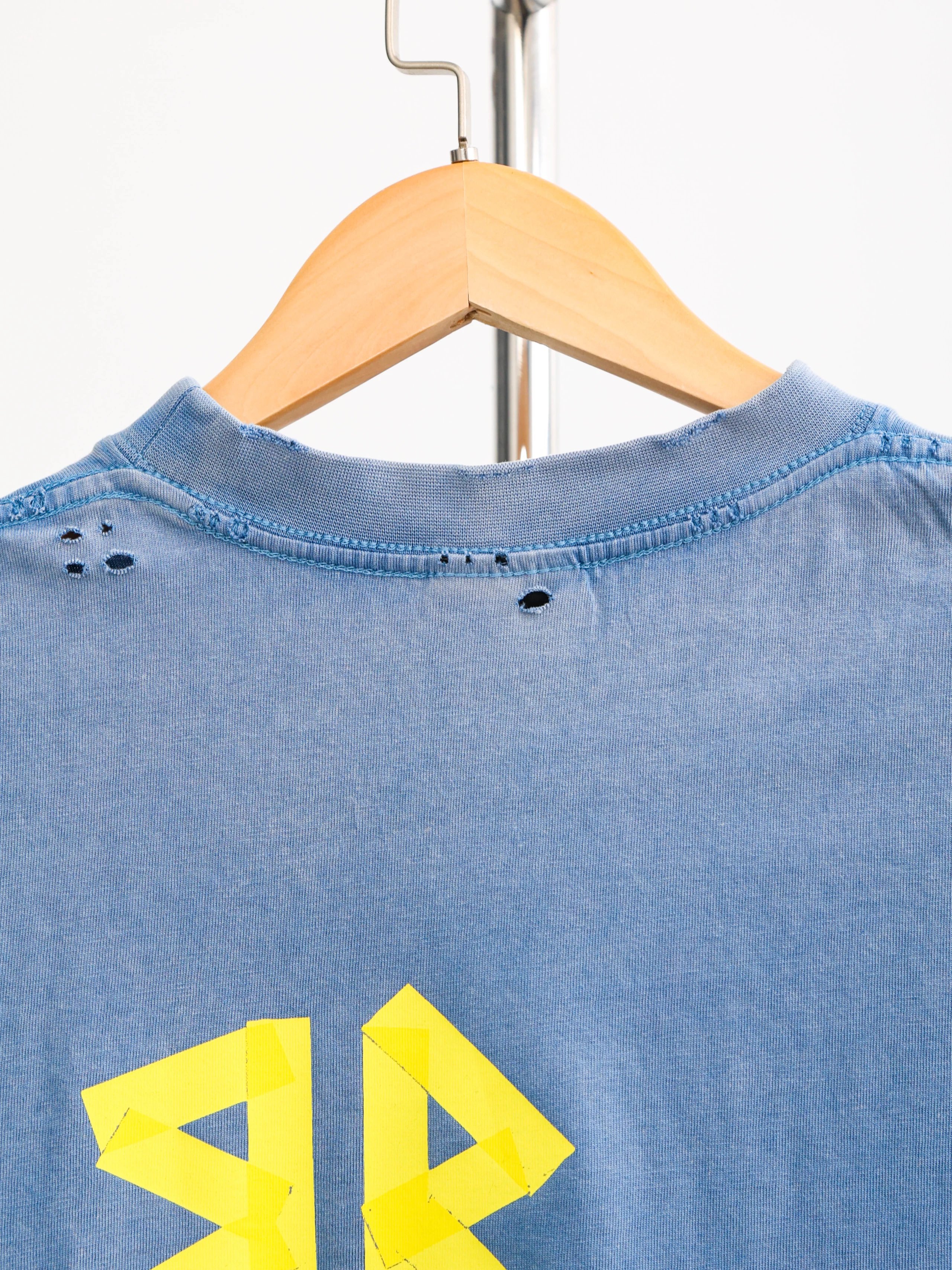 Item ID 8286 Balenci@ga- Paris 2024 SS Pattern Paper Series - Yellow Tape Printed S