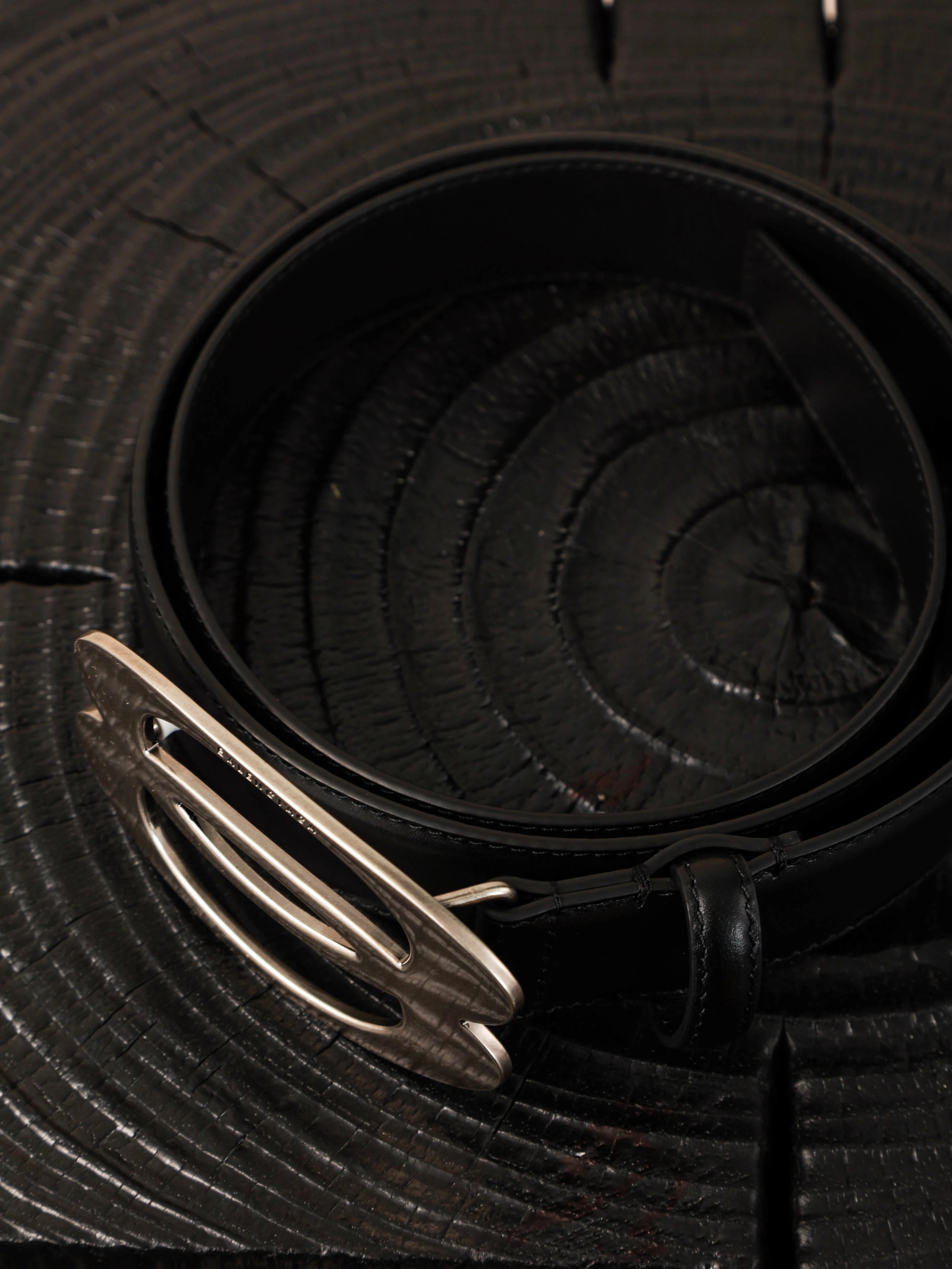 Item ID 8394 Balenc1aga - Paris-2024FW - Double ring silver buckle belt - Imported