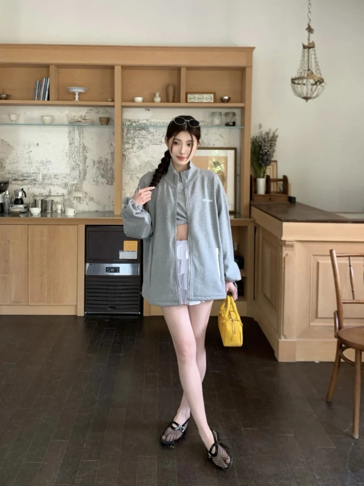 Item ID 8039 M1UM1U Miu Miu “ Full hardware customization ” Solid color stand colla