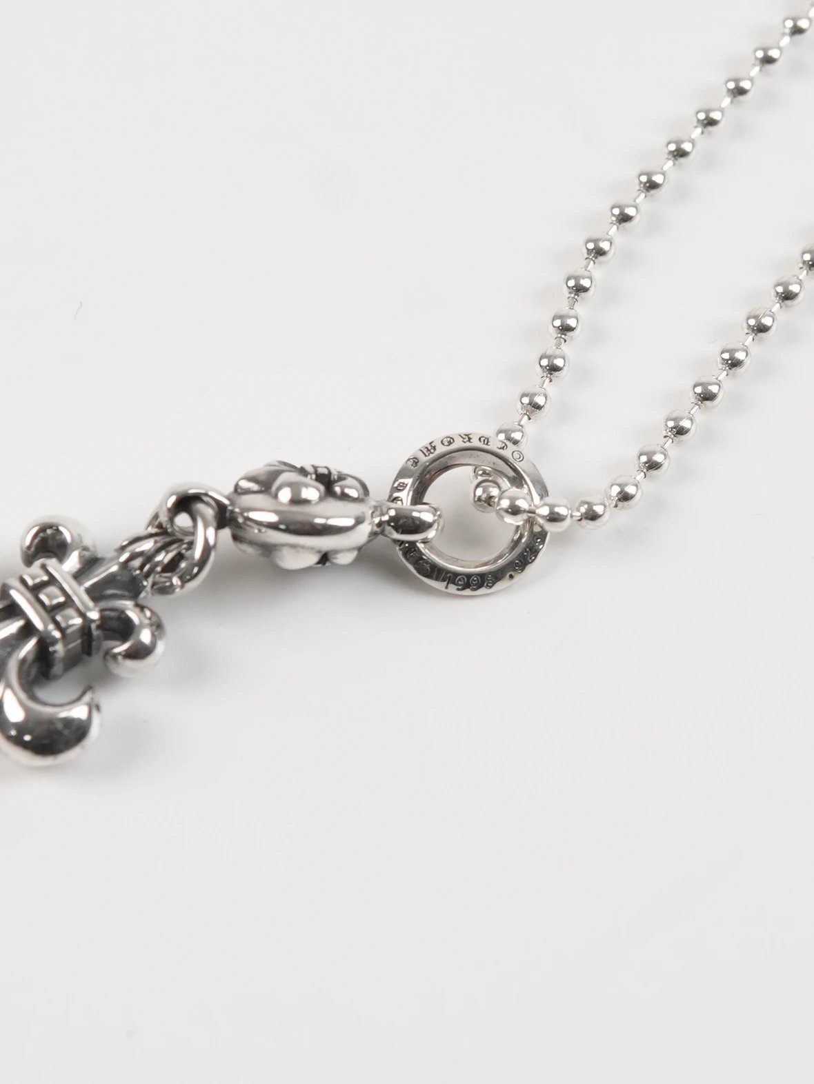 Item ID 8378 Crow heart -“ solid 925 silver ” Basic Scout Flower Single Ball -925 s