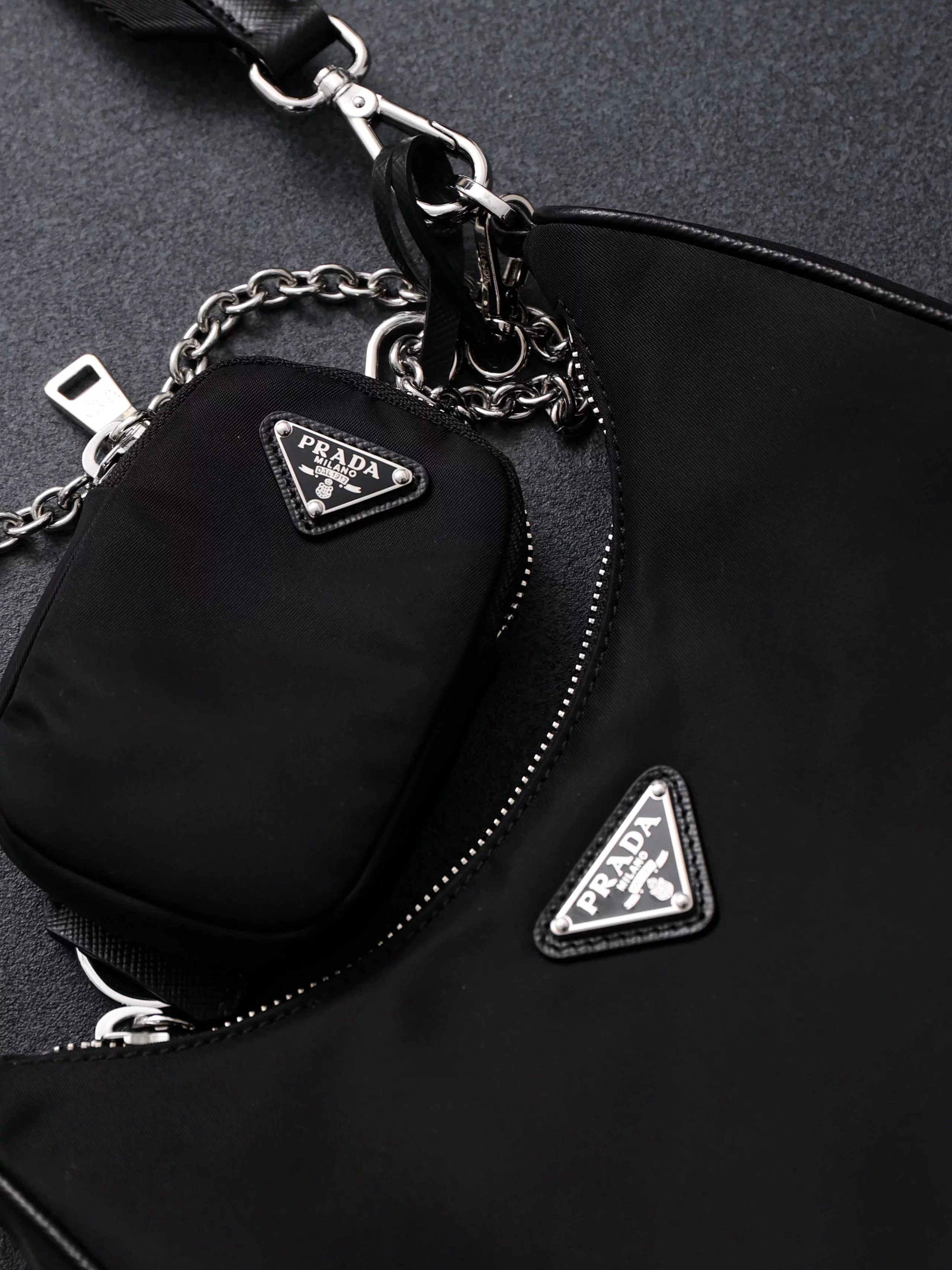 Item ID 8507 Prad- Prada -Re-nylon series - 3 in 1 women's bag - Miss Re-Edition200