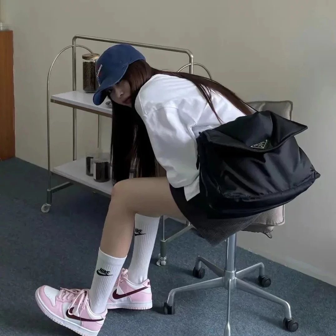 Item ID 8505 Prad invite collaboration - Retro flip bag, nylon bag, large briefcase