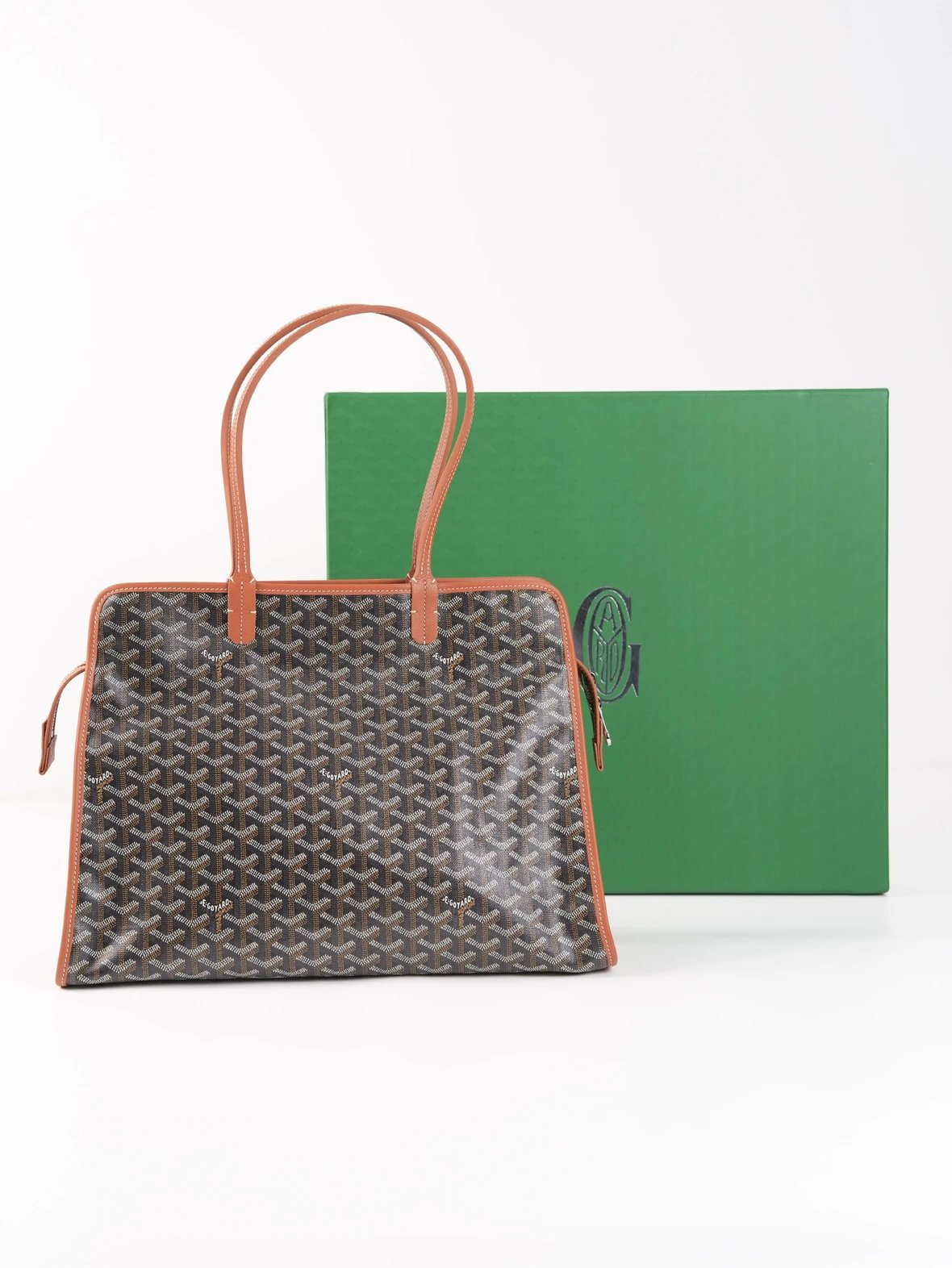 Item ID 8477 GOYARD“ Imported coated canvas ” Presbyopia full of prints - calfskin