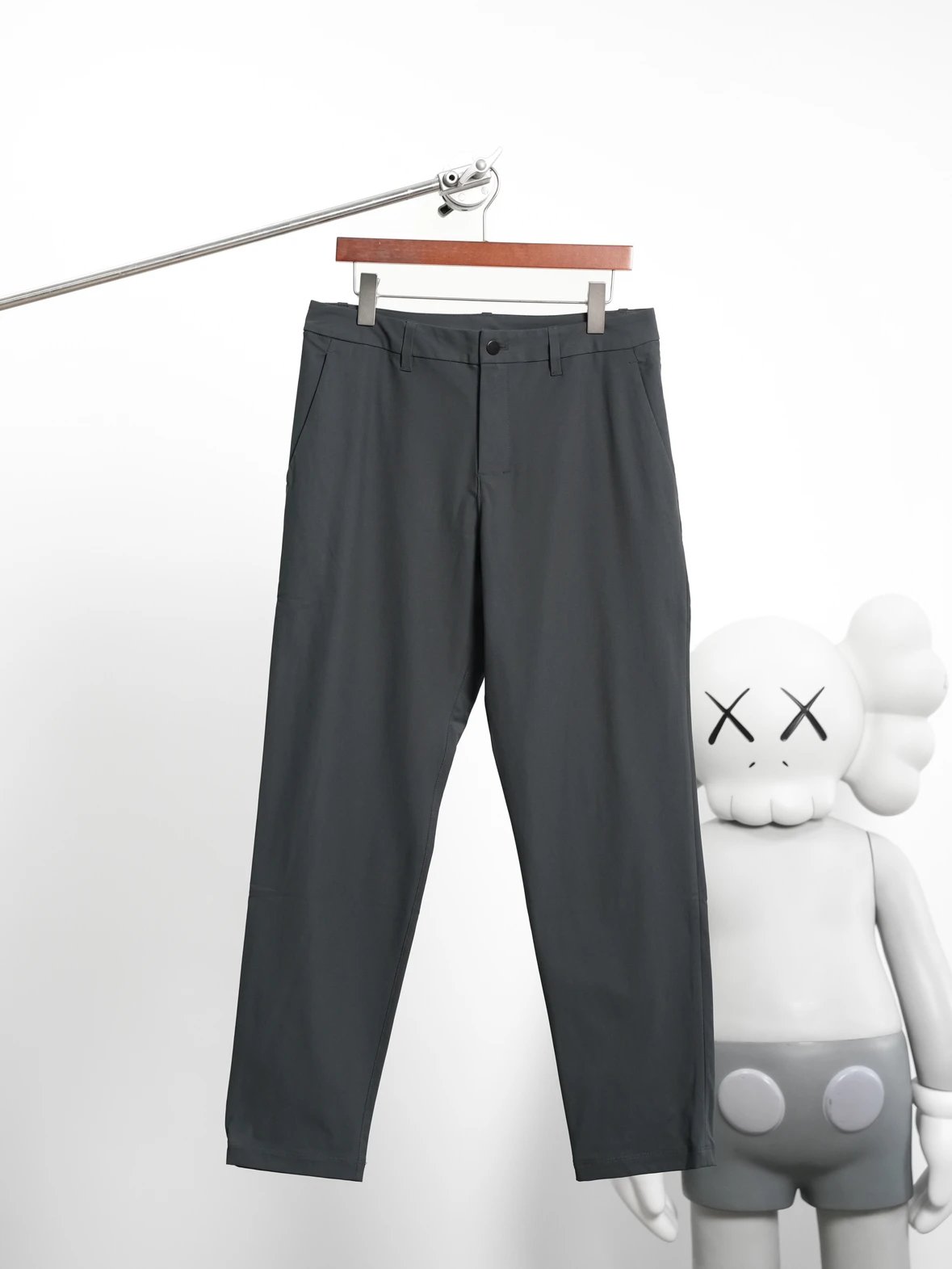 Item ID 8352 Lulu ABC Series solid color trousers - elastic waist casual pants - bl