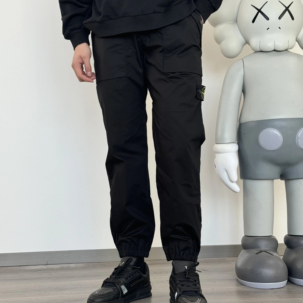 Item ID 8359 STONE1SLAND-SS25 Big pocket badge track pants “ All excipients customi