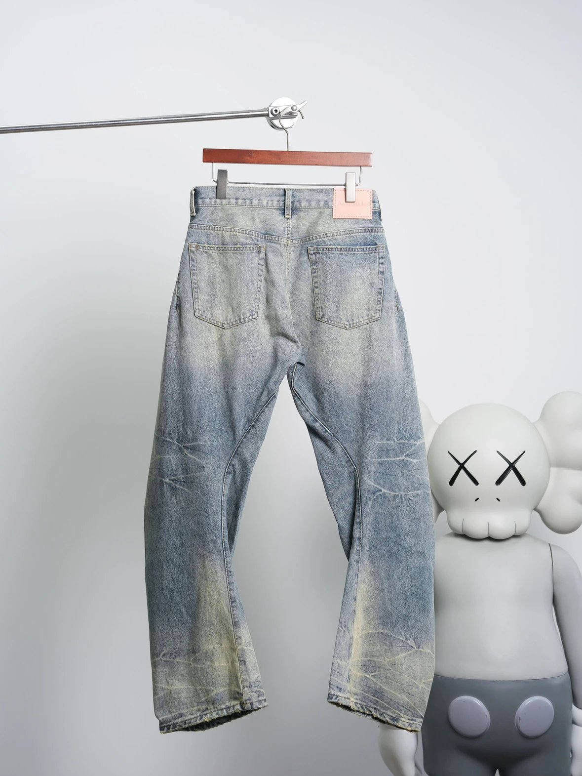 Item ID 8337 Acne Studios-FW252006m _Heavy duty Washed_ Loose Low Waist Wide Leg Cu