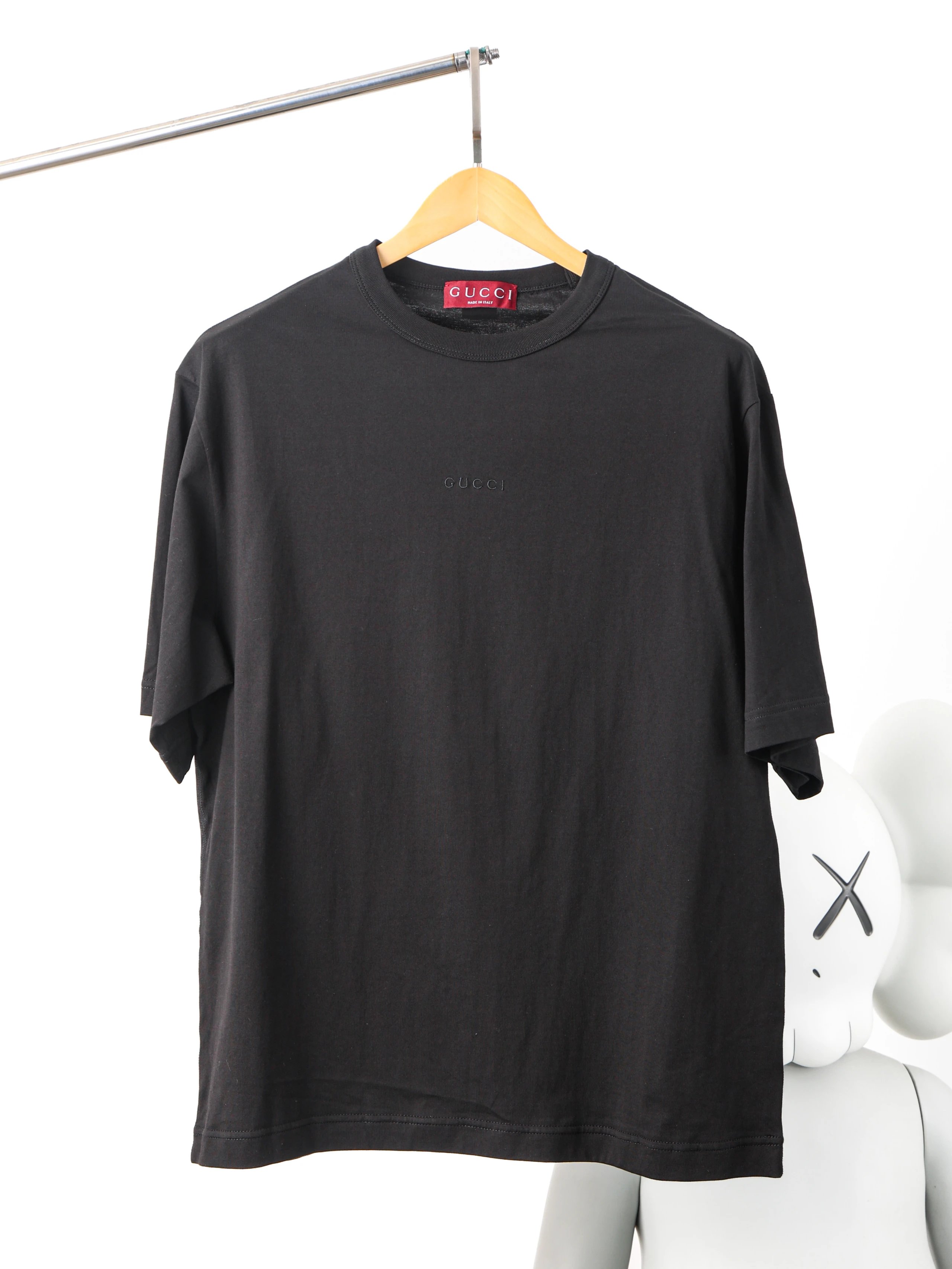 Item ID 8315 Gucc1-GC-2025s Red Label Series - Basic Letter Embroidered Short Sleev