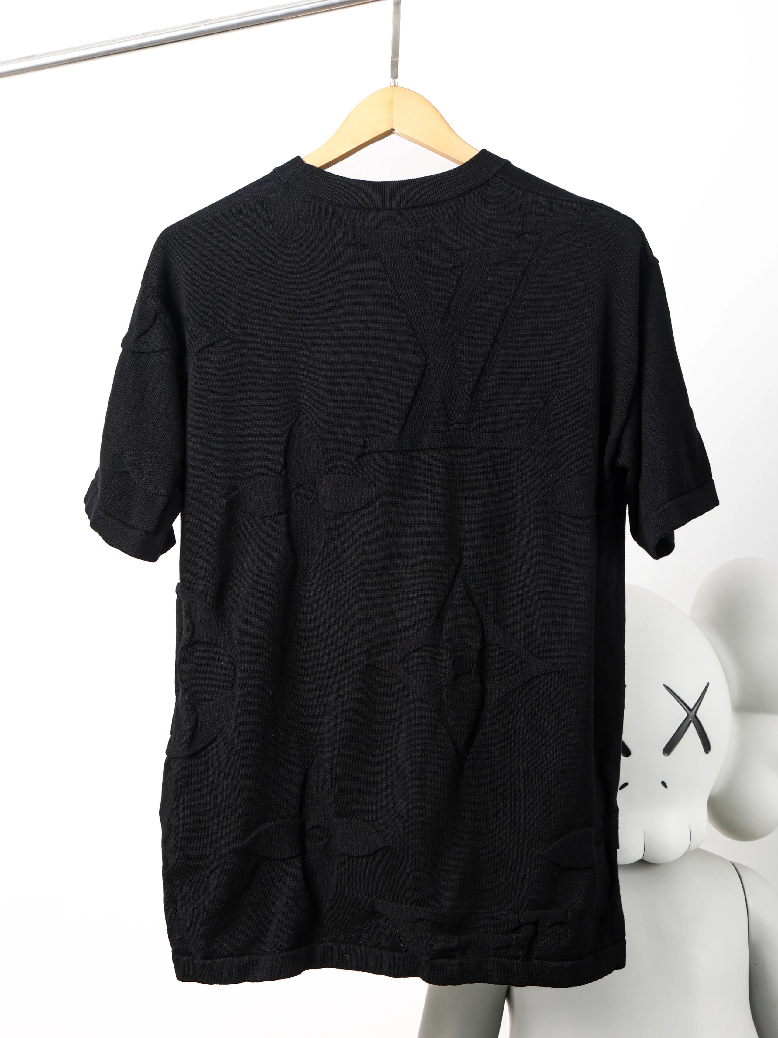 Item ID 8271 Advanced customization -2024ss- Large relief presbyopic knitted short