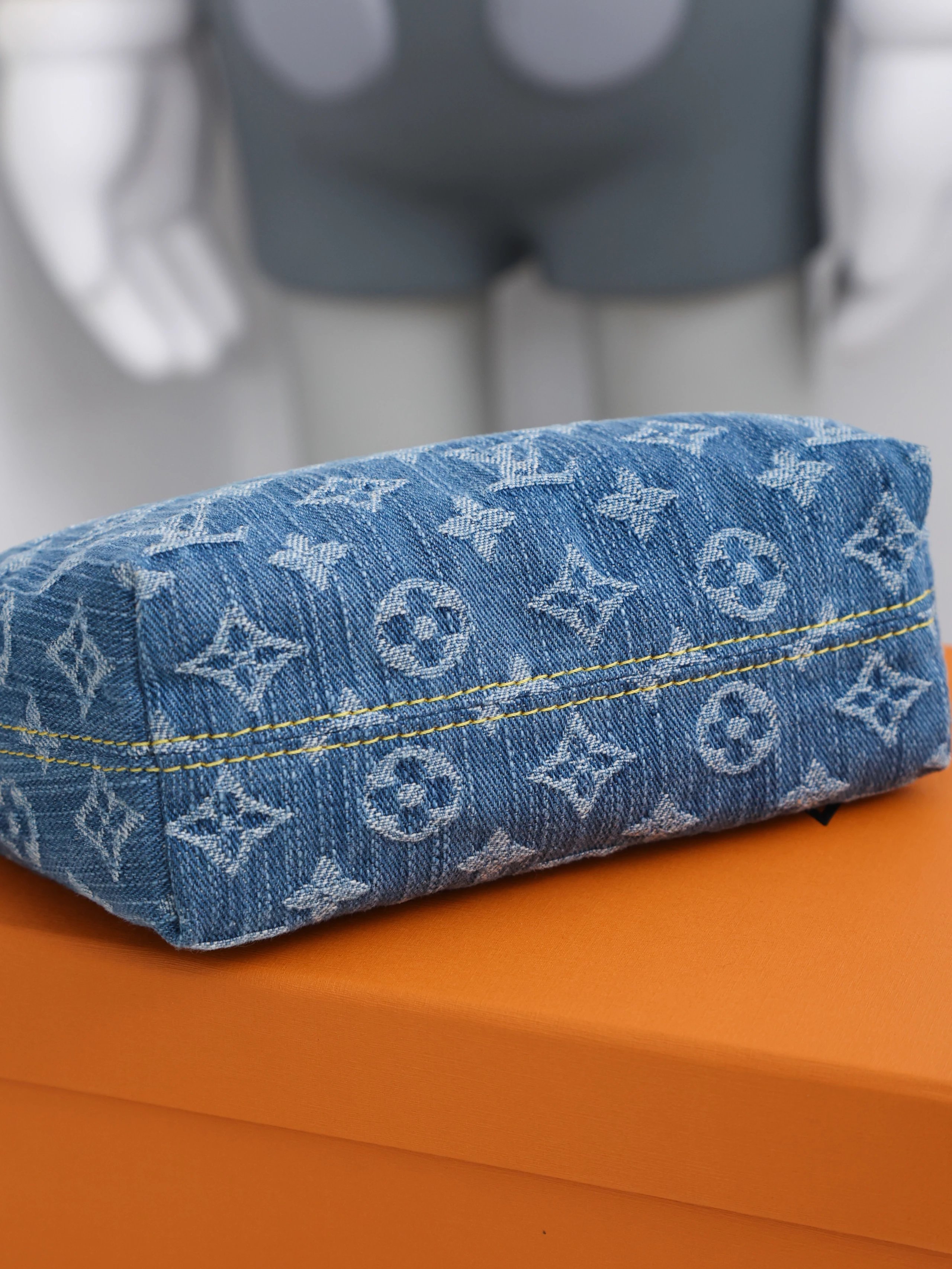 Item ID 8423 Advanced customization - Denim denim bag - Denim small lunch box handb