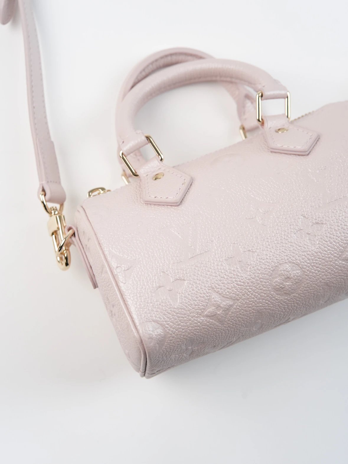 Item ID 8500 NANO-SPEEDY - Brand Old Flower Full Print Cowhide Single Shoulder Hand