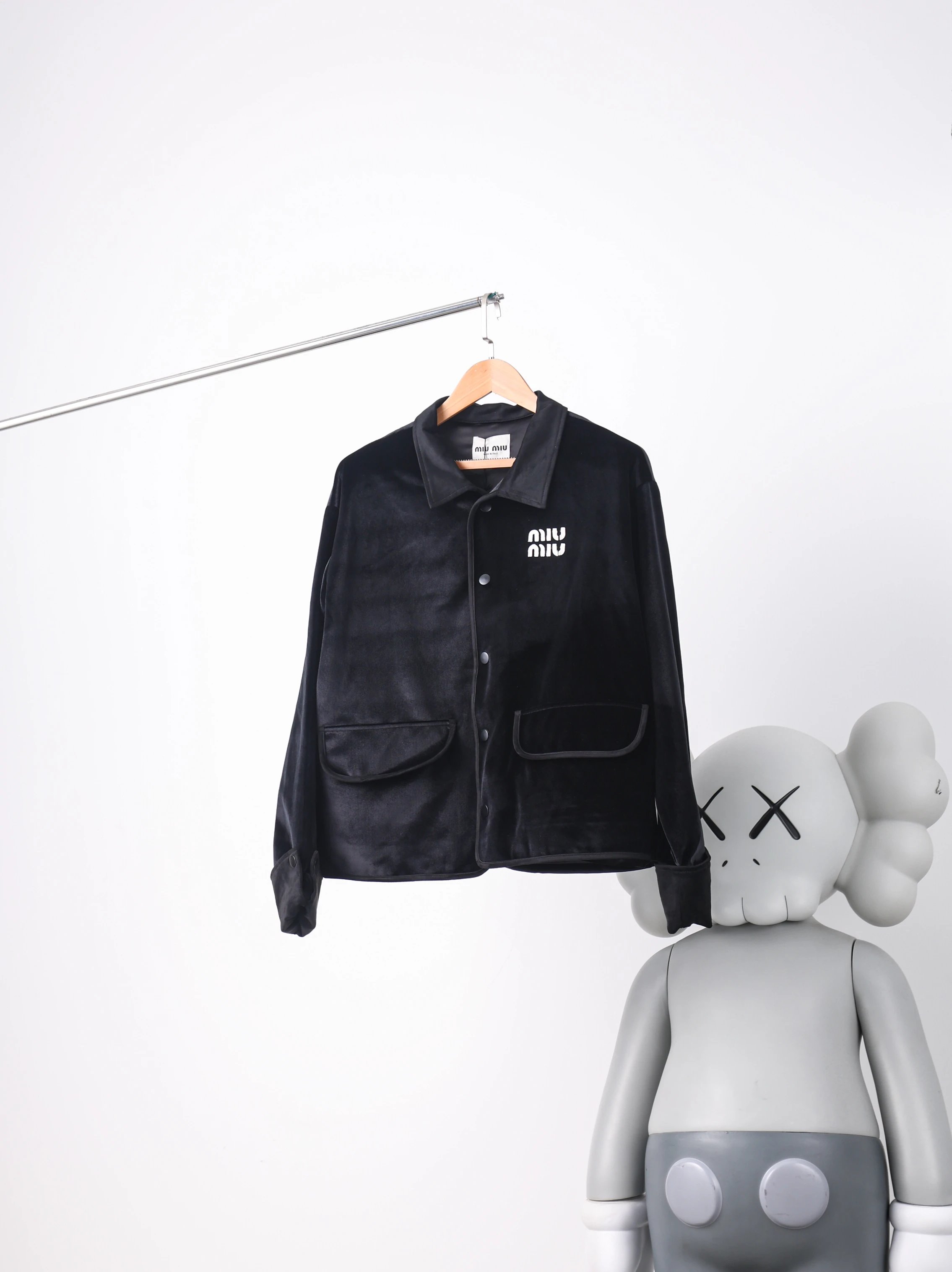 Item ID 8040 M1uMiu Miu-2024SS - High fashion show style - Velvet suede patchwork j