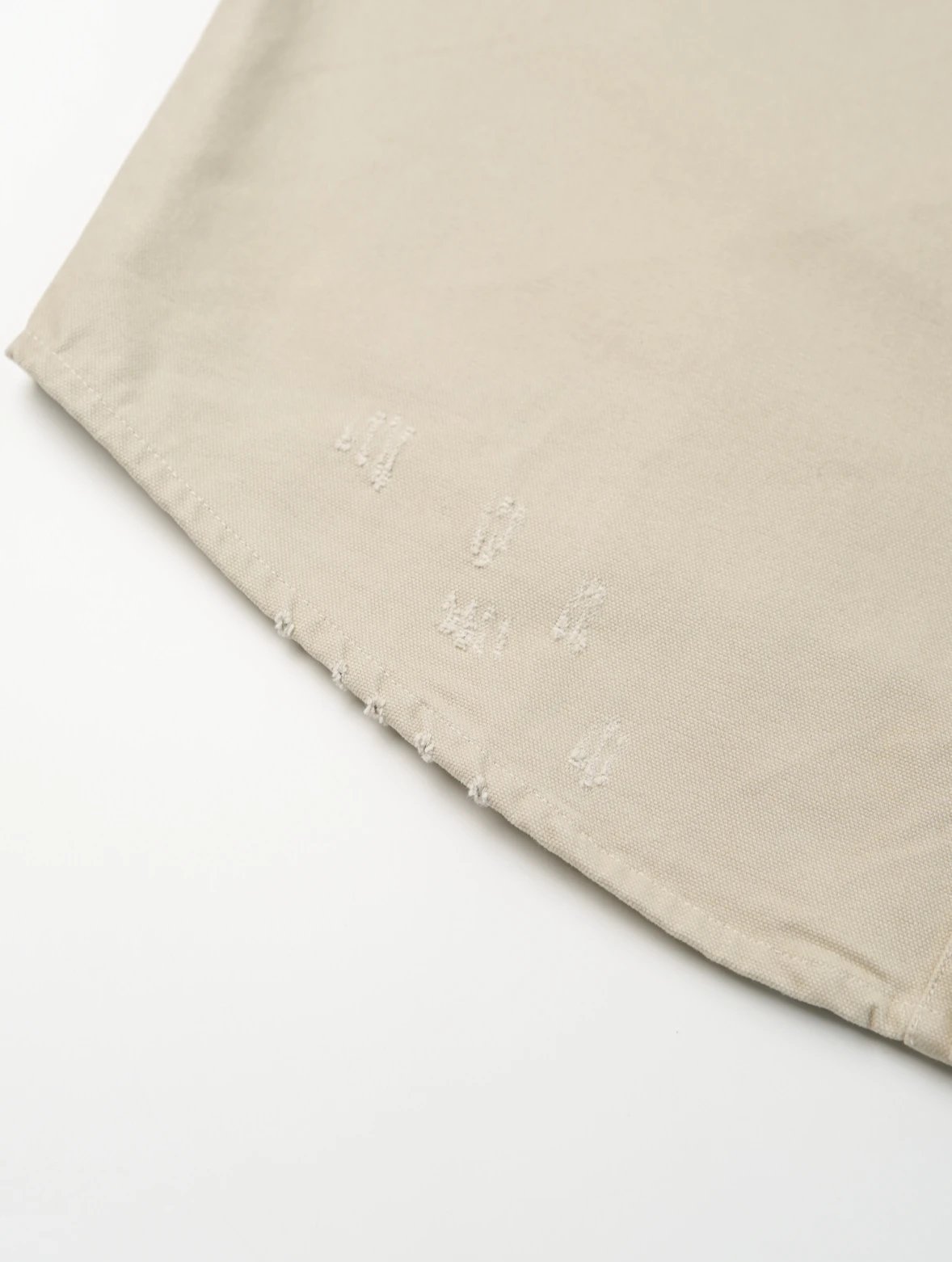 Item ID 8052 Paris washed distressed embroidered logo workwear jacket with loose fi