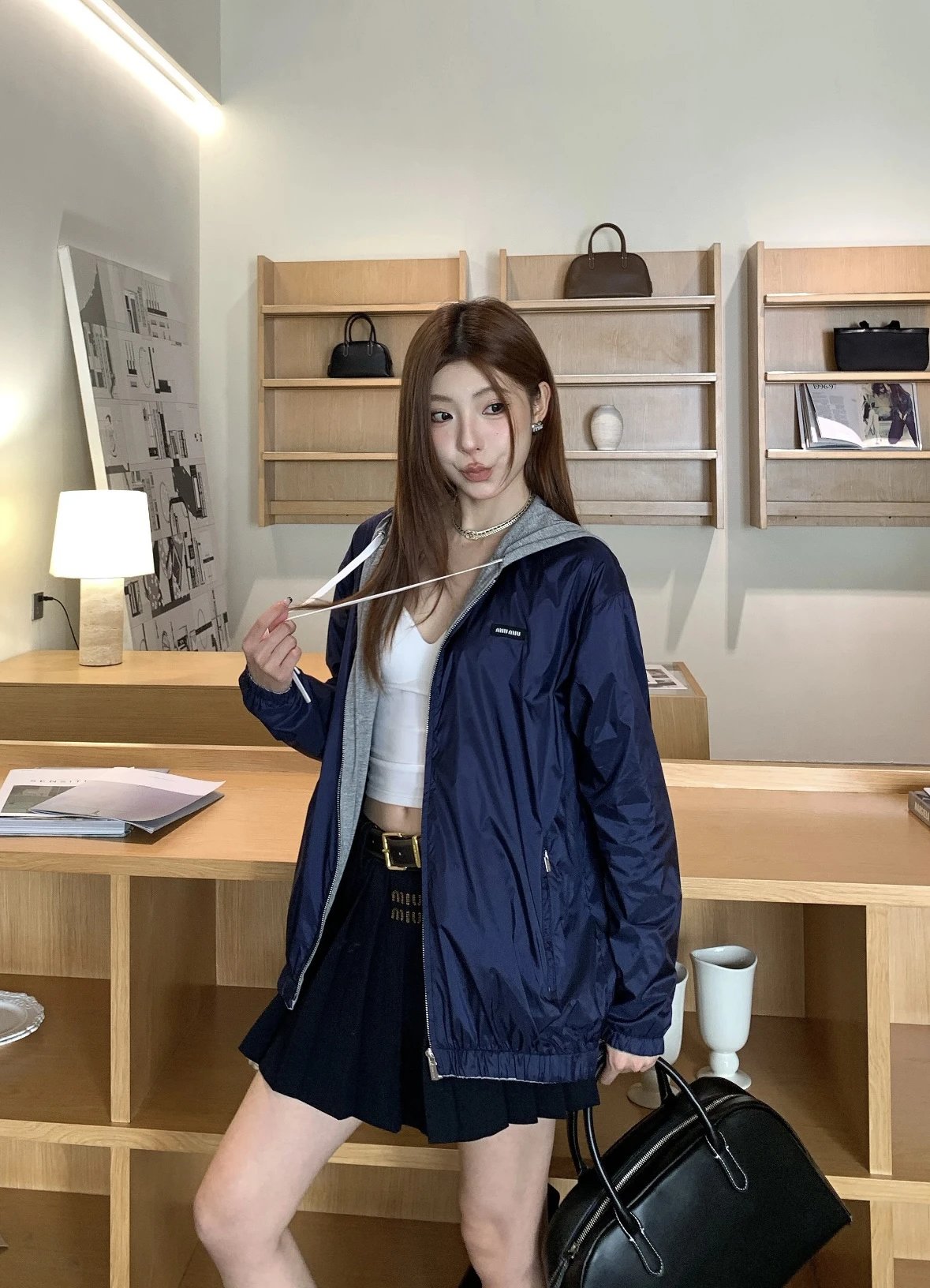 Item ID 8036 M1UM1U Double sided Wear - _High Density Waterproof Inner_ Miu Miu Ath