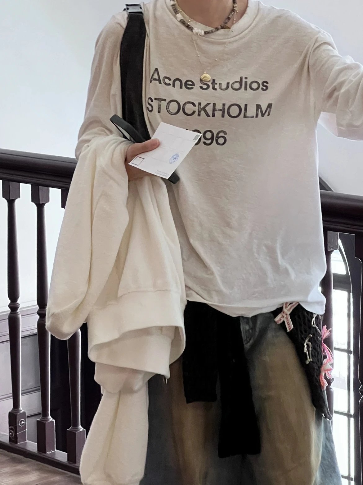 Item ID 8171 Acne Stud1os-1996 Series - _Handmade Spray_ Aging - _Exclusive 85% Cot