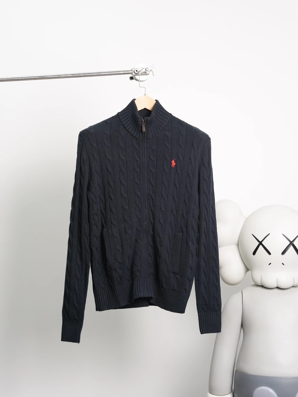 Item ID 8055 Ralph Zipper Coat _Fixed Weaving Twisted Flower_ SS23 Solid Color Zipp