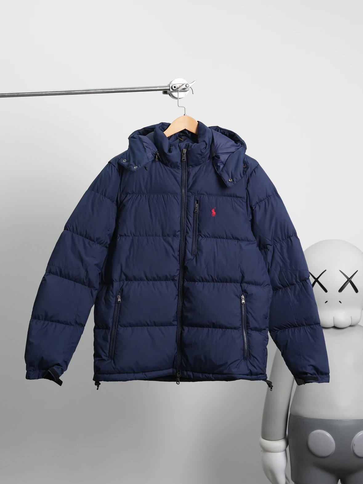 Item ID 8133 raff FW24 solid color down jacket “80 white duck down ” Zipper hooded