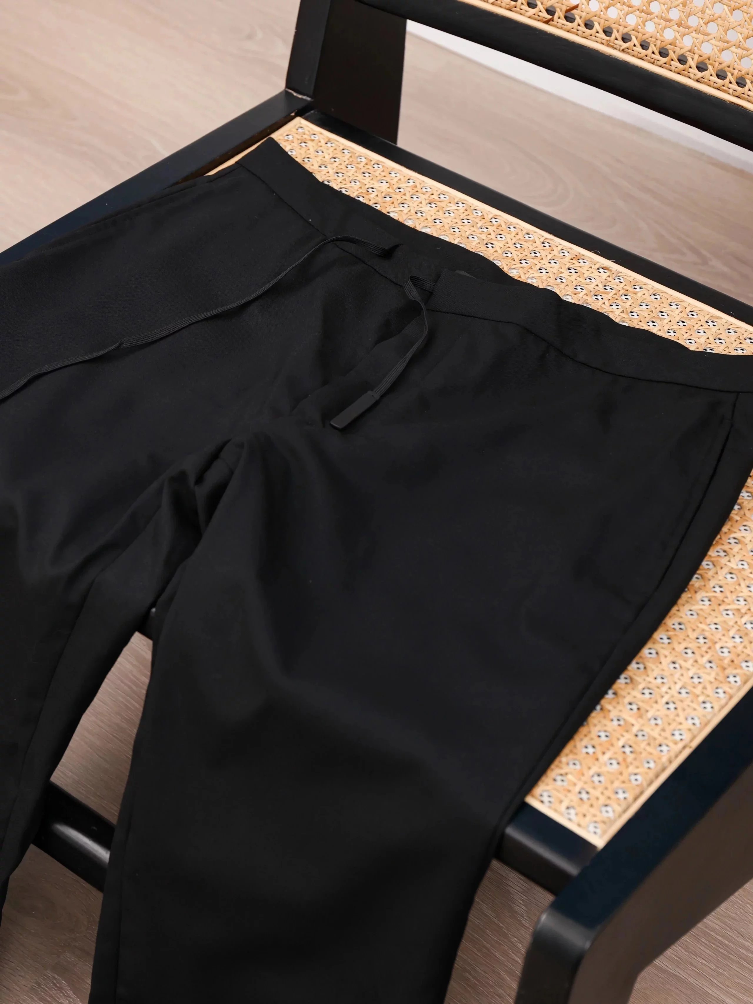 Item ID 8354 Maison-Margiela-2023ss- margiela drawstring trousers -100% wool fabric