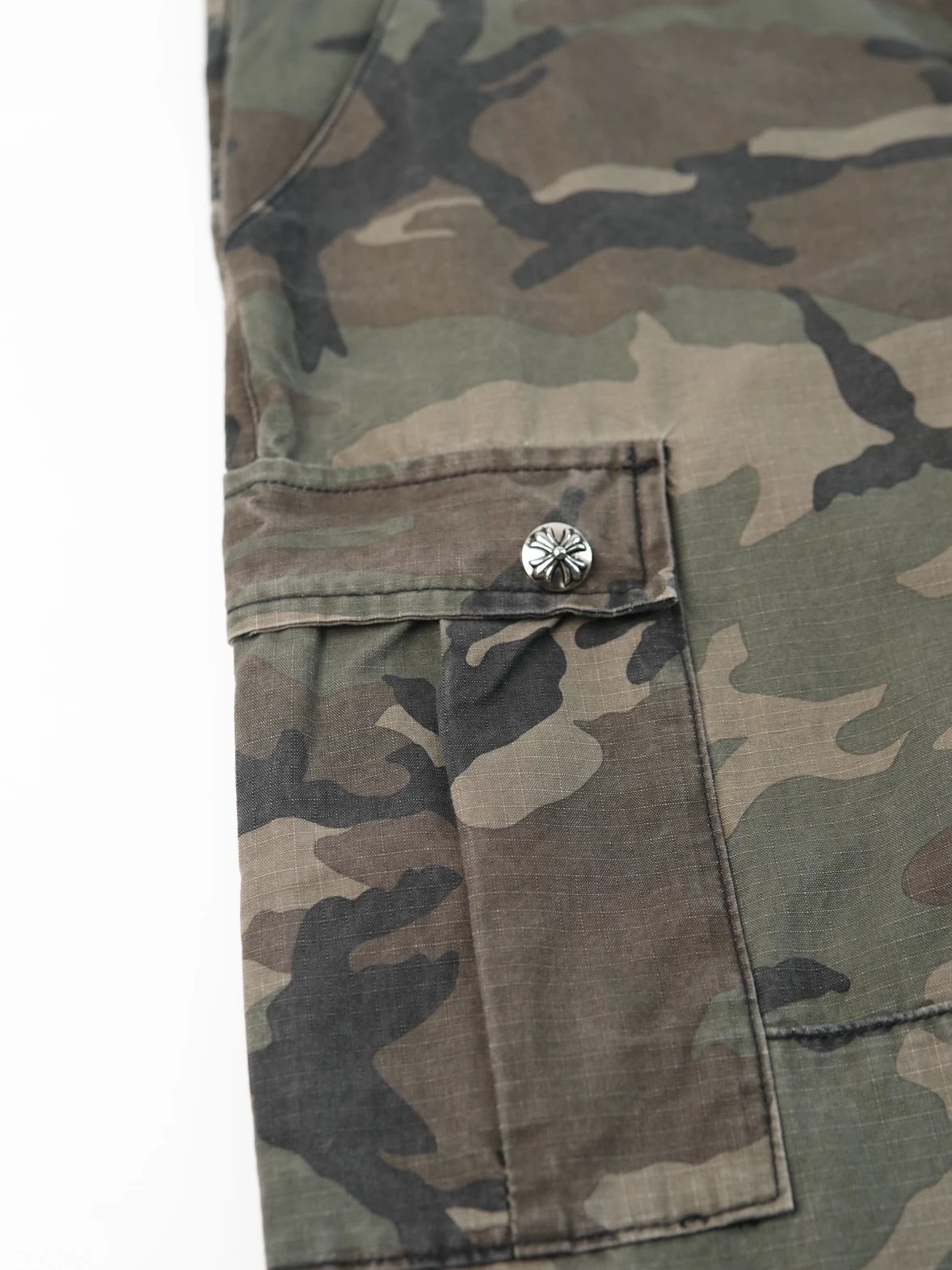 Item ID 8346 CH Camouflage zipper straight mid-rise casual pants “ Kangli direct sp