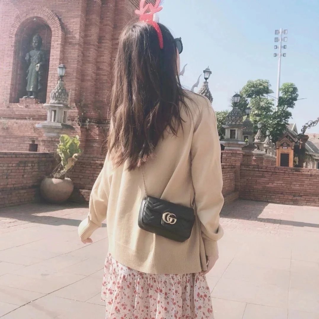 Item ID 8479 GUC- Hot stamping pair Glogo- classic retro mini shoulder bag crossbod