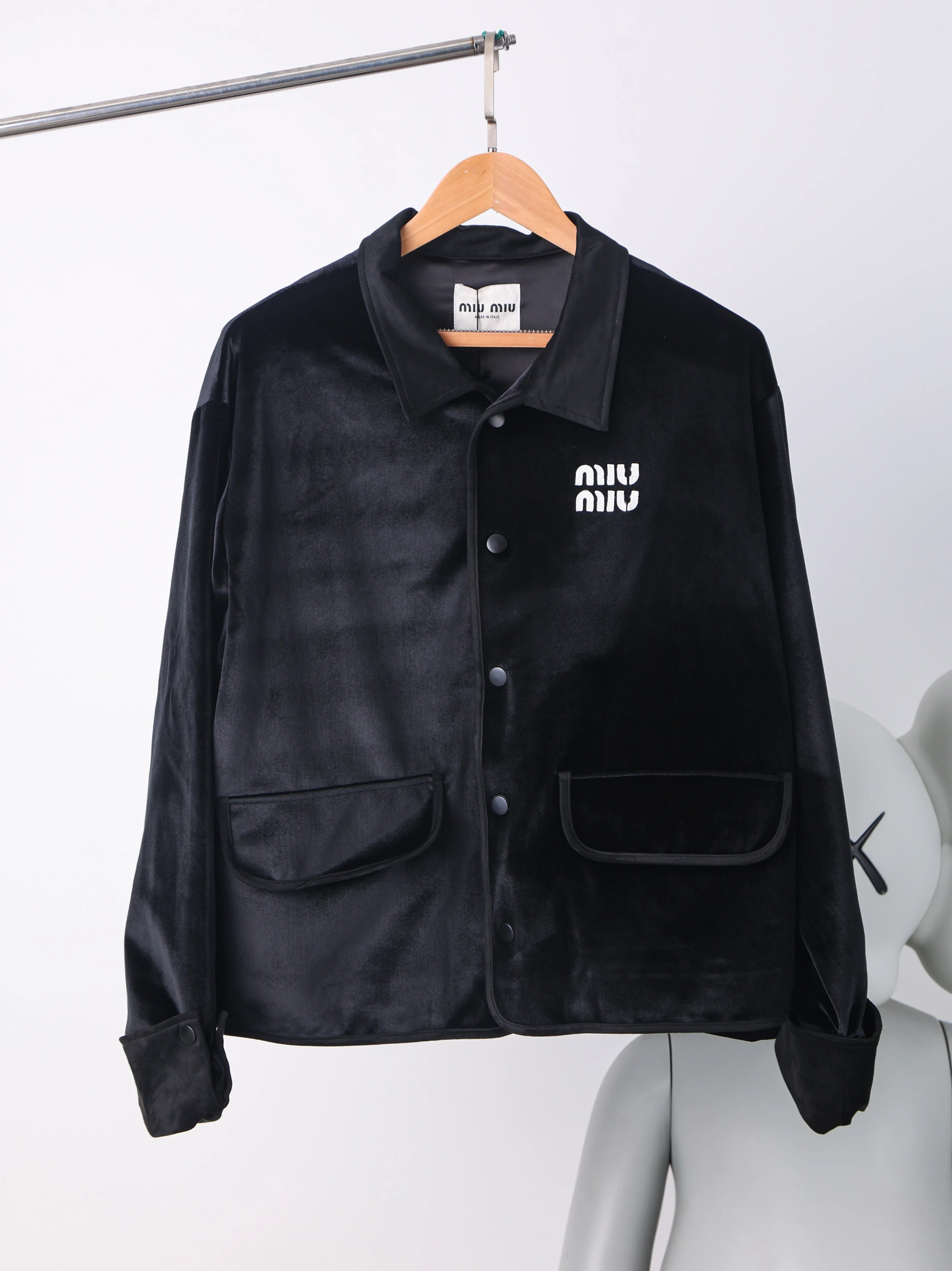 Item ID 8040 M1uMiu Miu-2024SS - High fashion show style - Velvet suede patchwork j