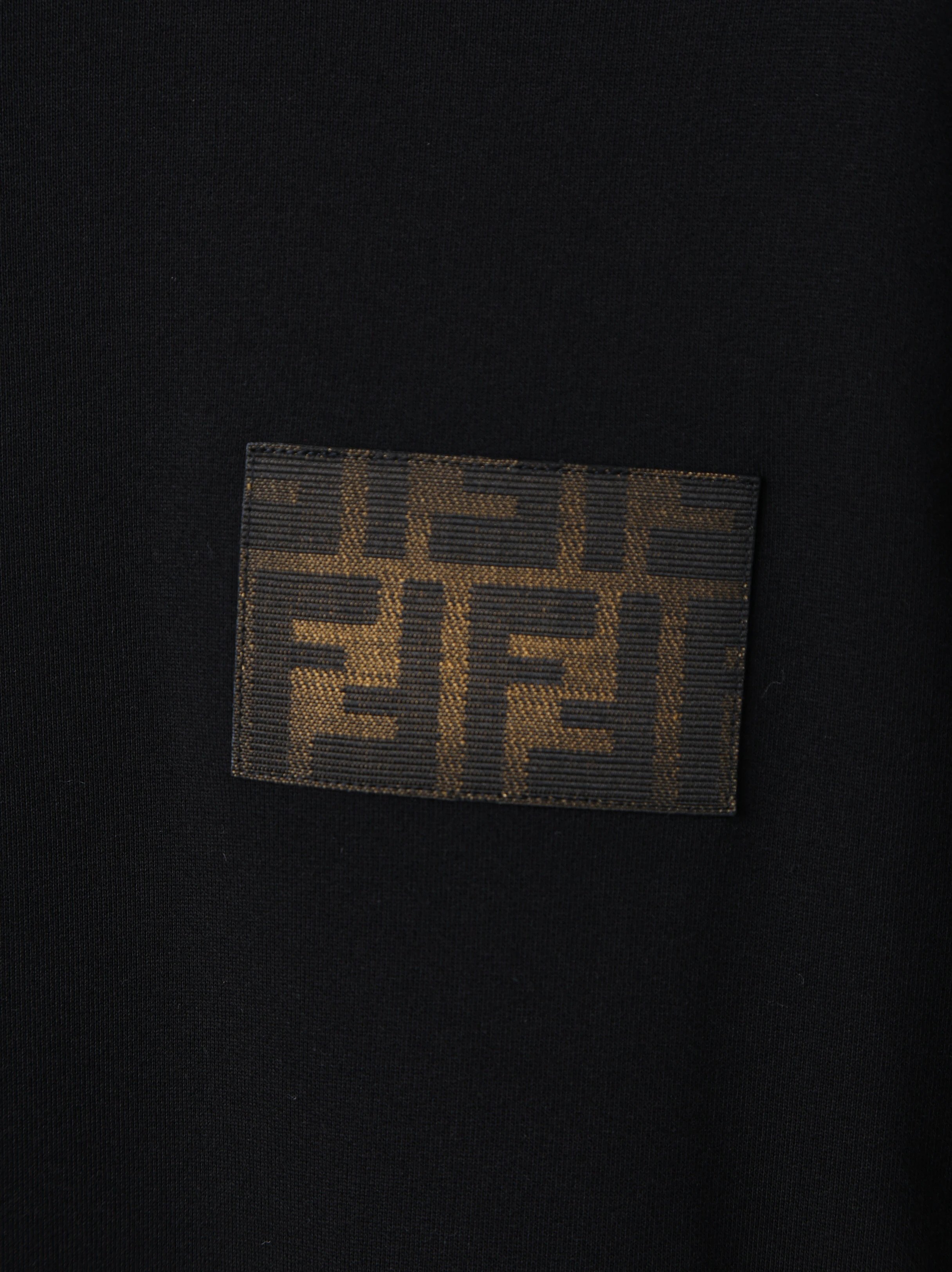 Item ID 8080 FEND1- Fendi -2024ss- Chest classic old-fashioned leather sweatshirt -