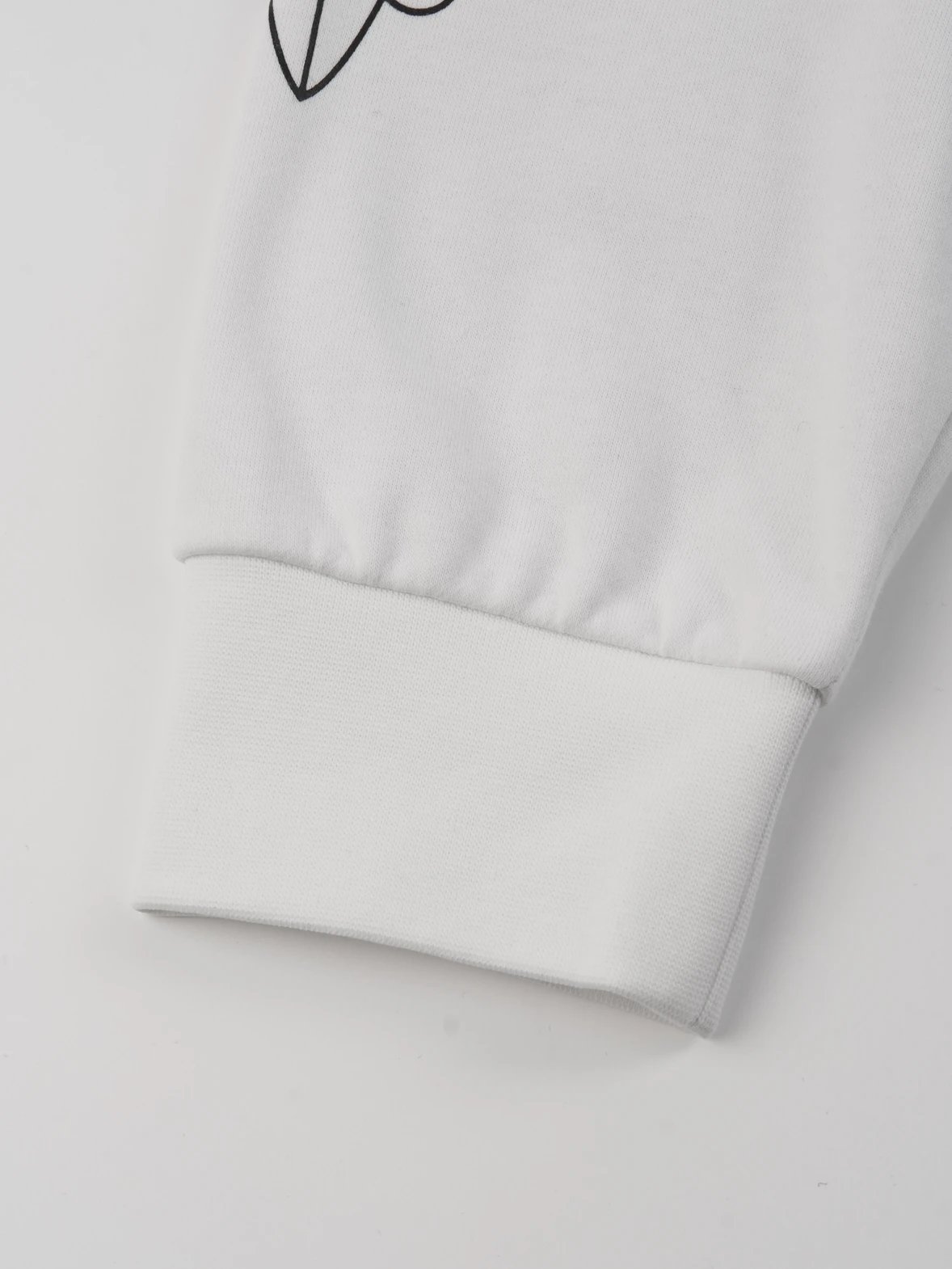 Item ID 8077 CH series “ Velvet lining ” Love vine printed round neck pullover long