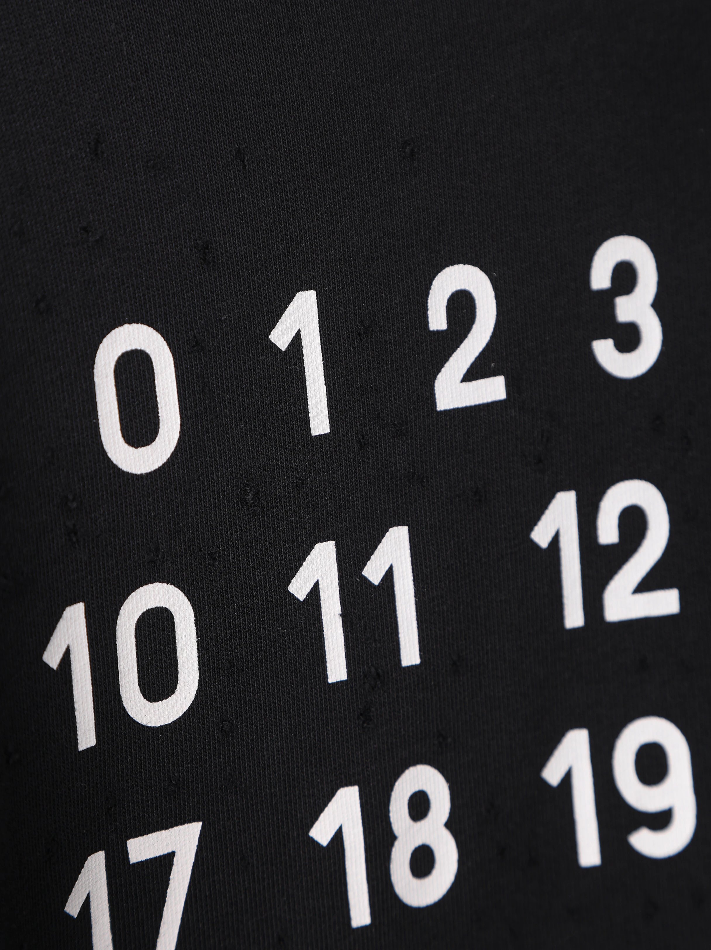 Item ID 8149 Mais0n-Marg1ela- Majira -2023ss-MM6 calendar print sweatshirt - Correc