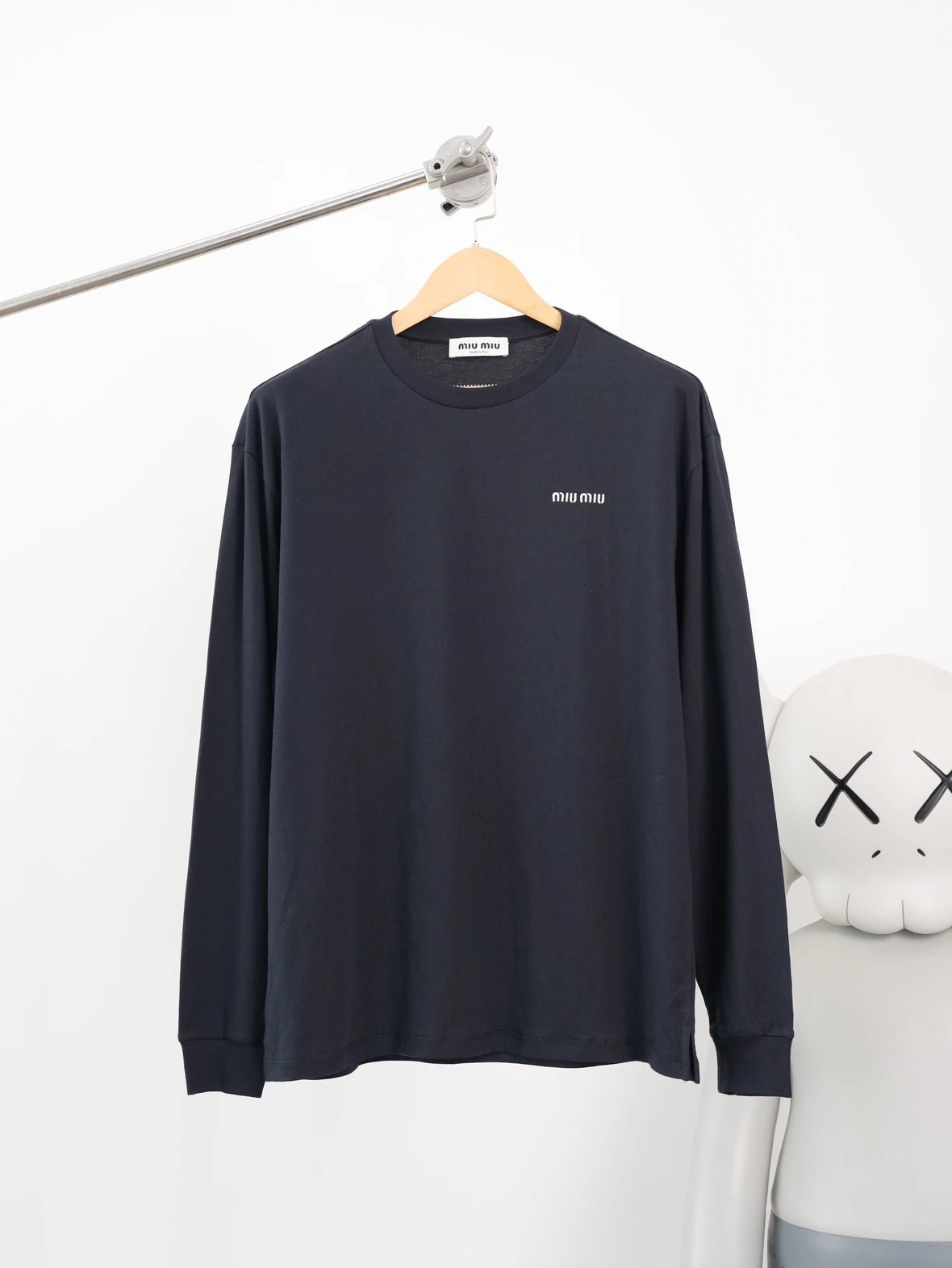 Item ID 8188 MIU-MIU Miu Miu - long sleeves -26 Combed cotton plain weave - ribbing