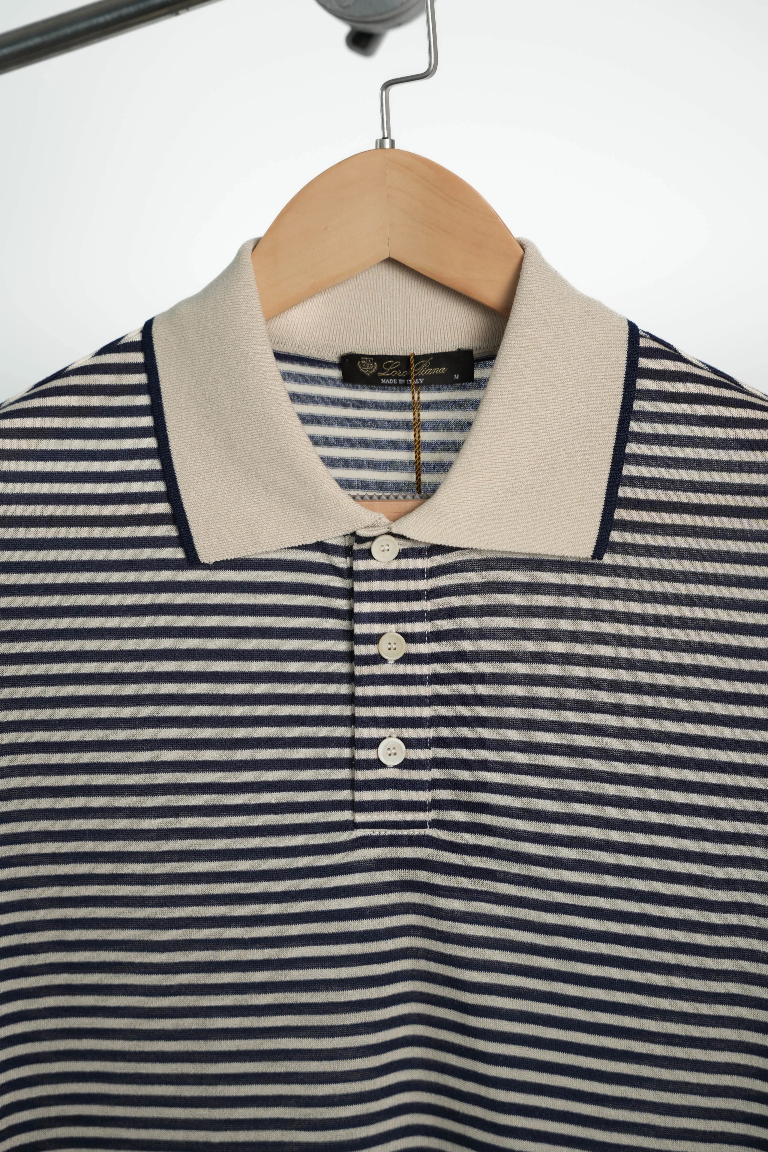 Item ID 8203 LP- old money style -“60 Double worsted linen ” Contrast striped trim