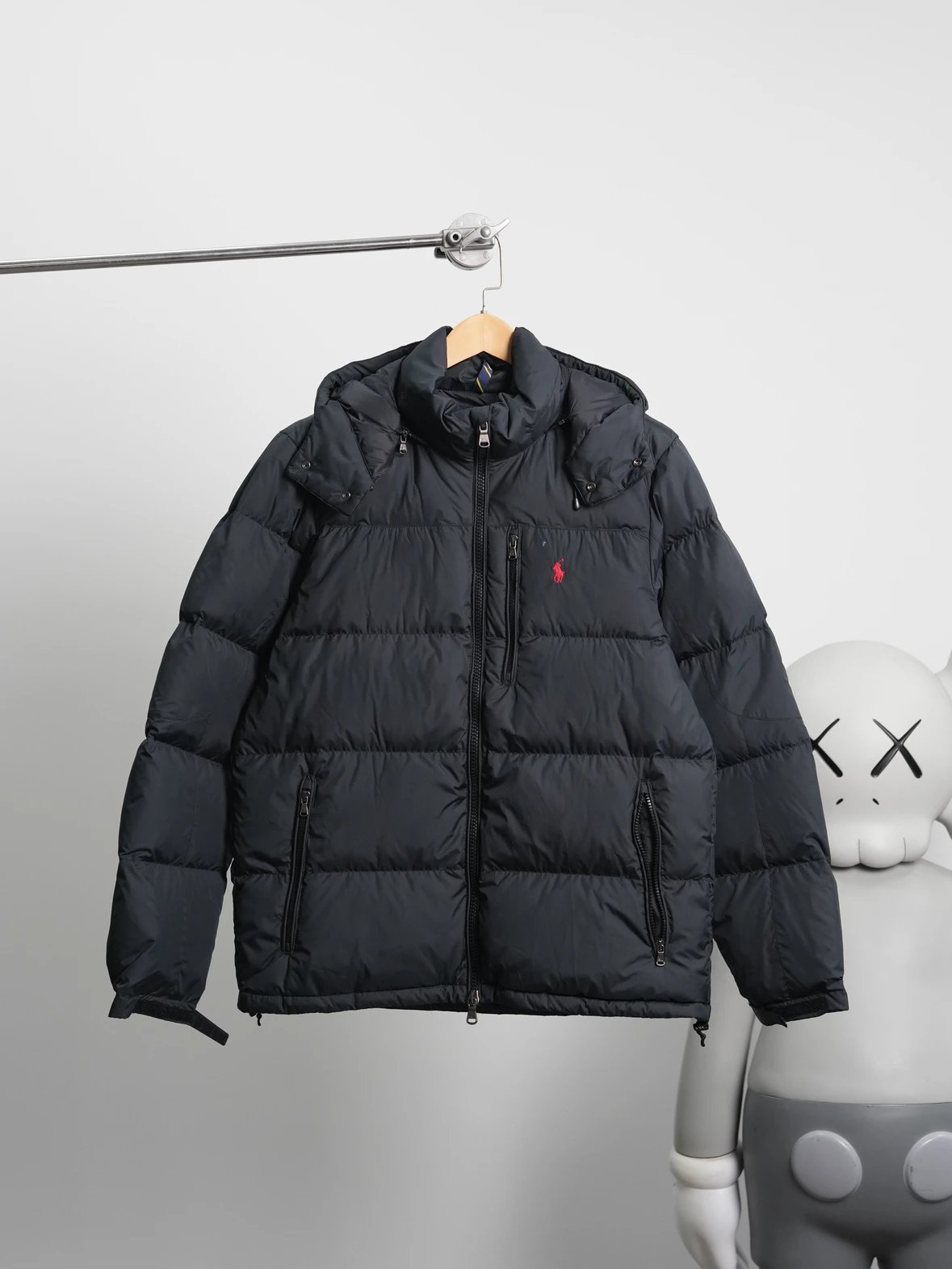 Item ID 8133 raff FW24 solid color down jacket “80 white duck down ” Zipper hooded