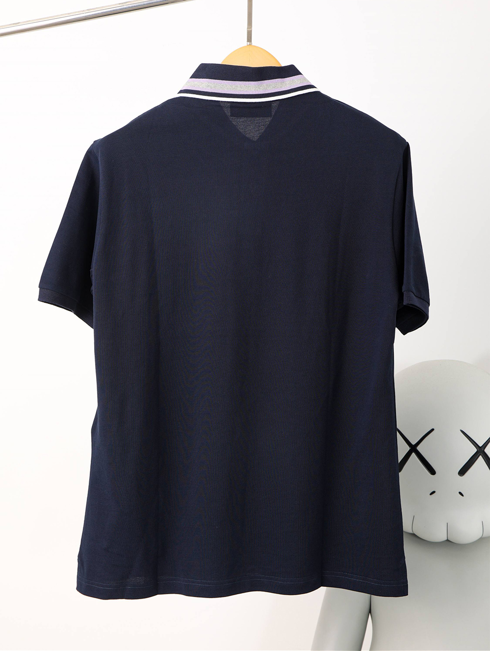 Item ID 8313 GUCC1-GC-2024Ss-Basic striped collar polo shirt - High setting bead co