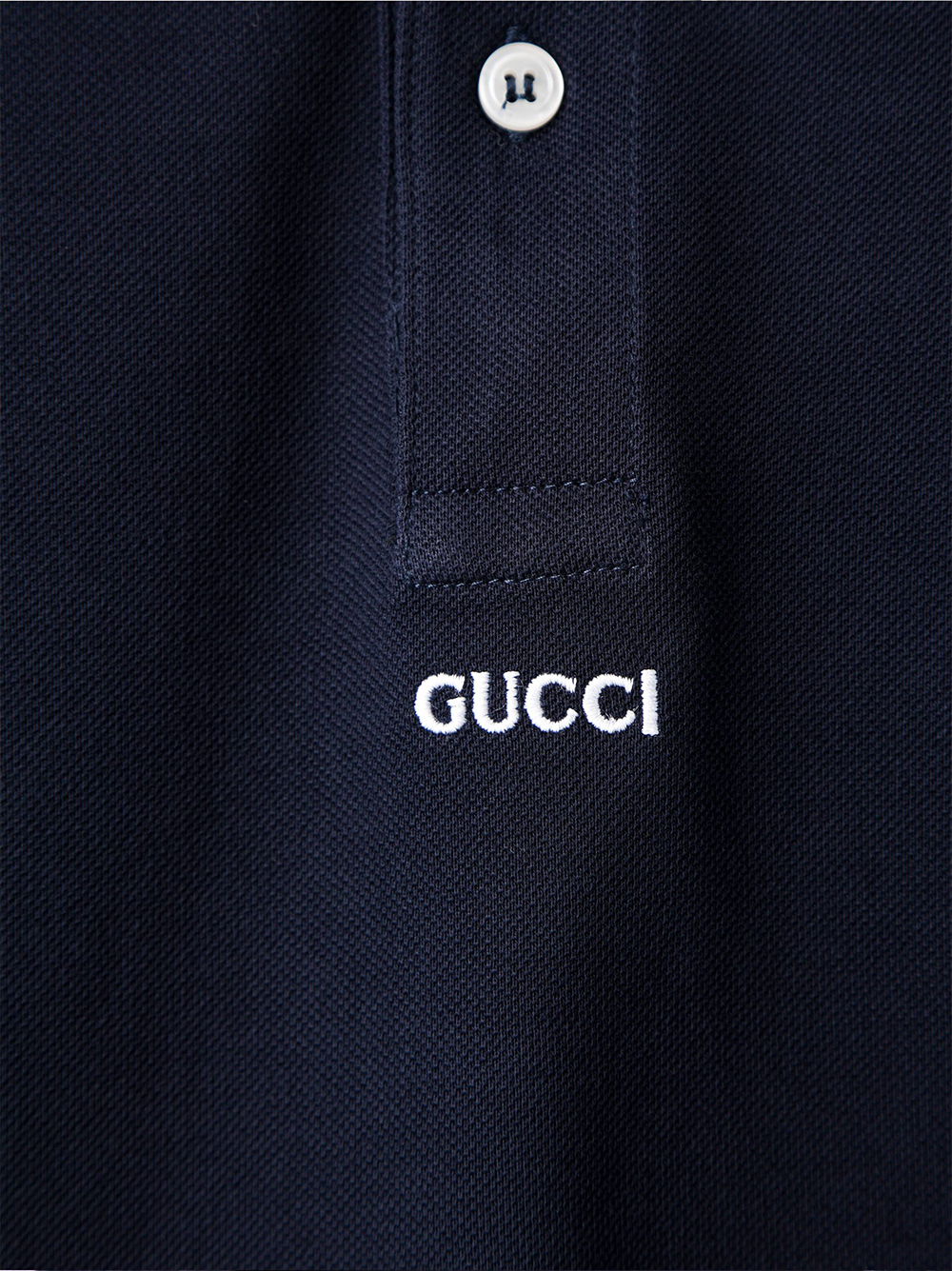 Item ID 8313 GUCC1-GC-2024Ss-Basic striped collar polo shirt - High setting bead co