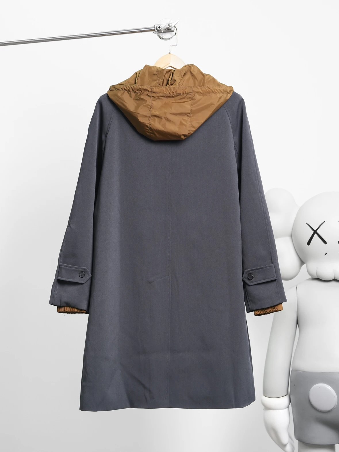 Item ID 8132 Miu Miu - Single-breasted high-tech puffer coat -“60％ mohair ➕40% wool