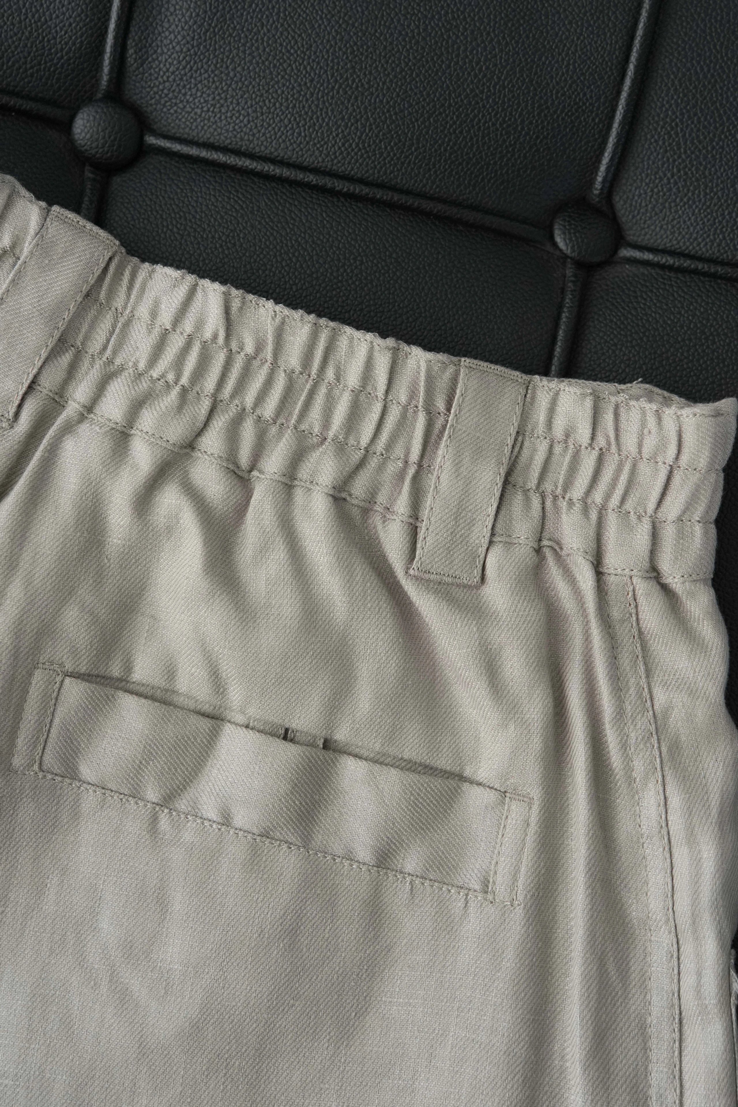 Item ID 8240 LP linen casual shorts -“ Efficient heat dissipation ”14 Worsted linen