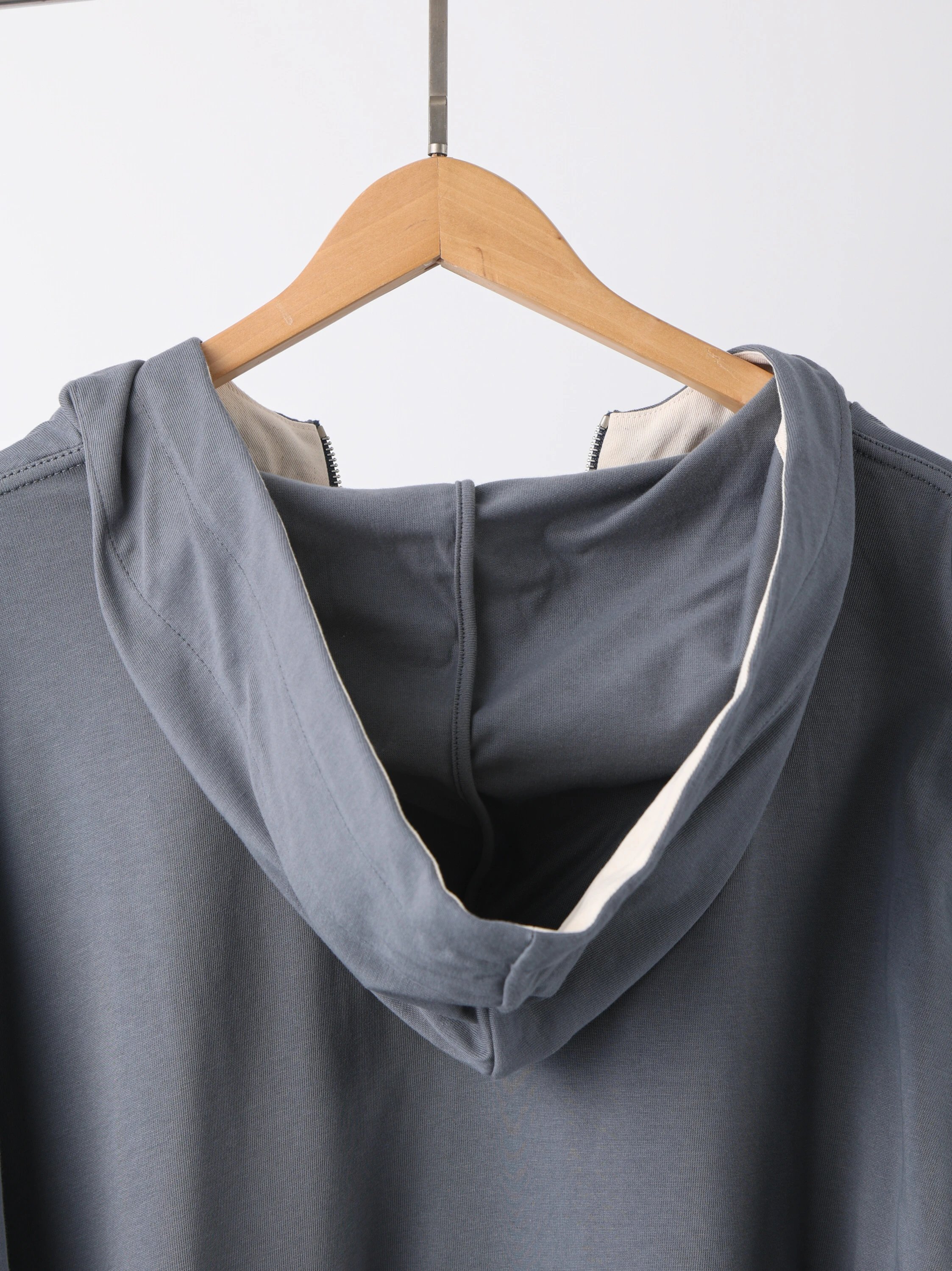 Item ID 8028 Jil-S@nder- gilsanda -2024ss- Half-zip web hoodie -Oversize Version