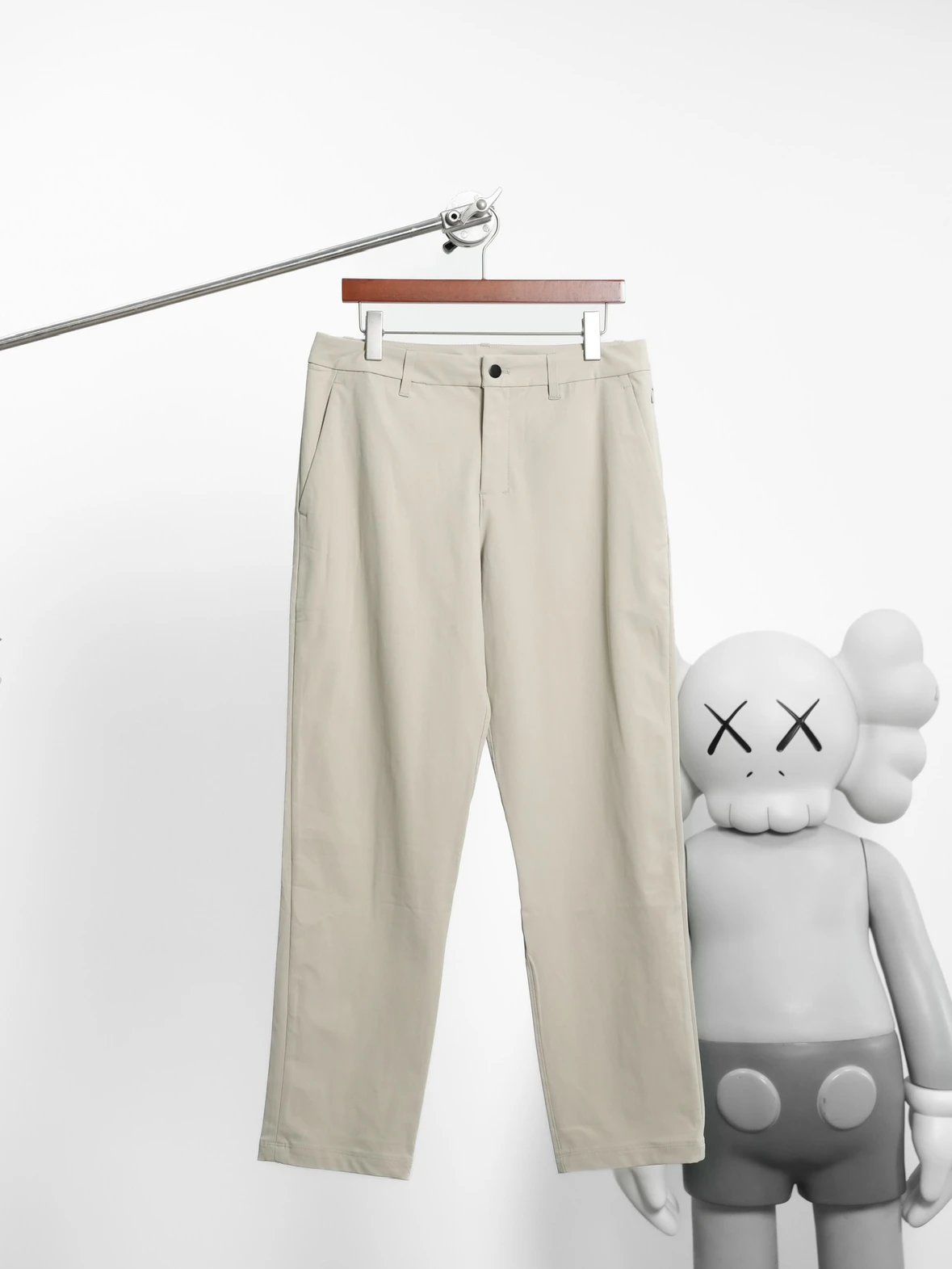 Item ID 8352 Lulu ABC Series solid color trousers - elastic waist casual pants - bl