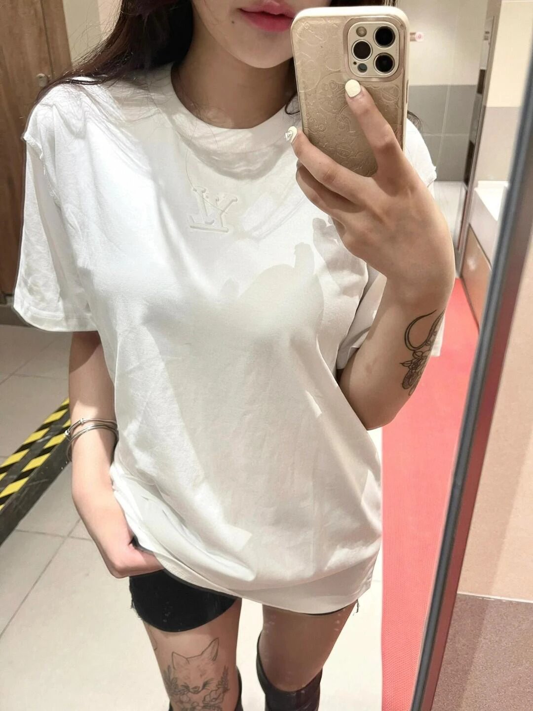 Item ID 8273 Advanced customization -2025ss- 3D embossed short sleeves -32 Double c