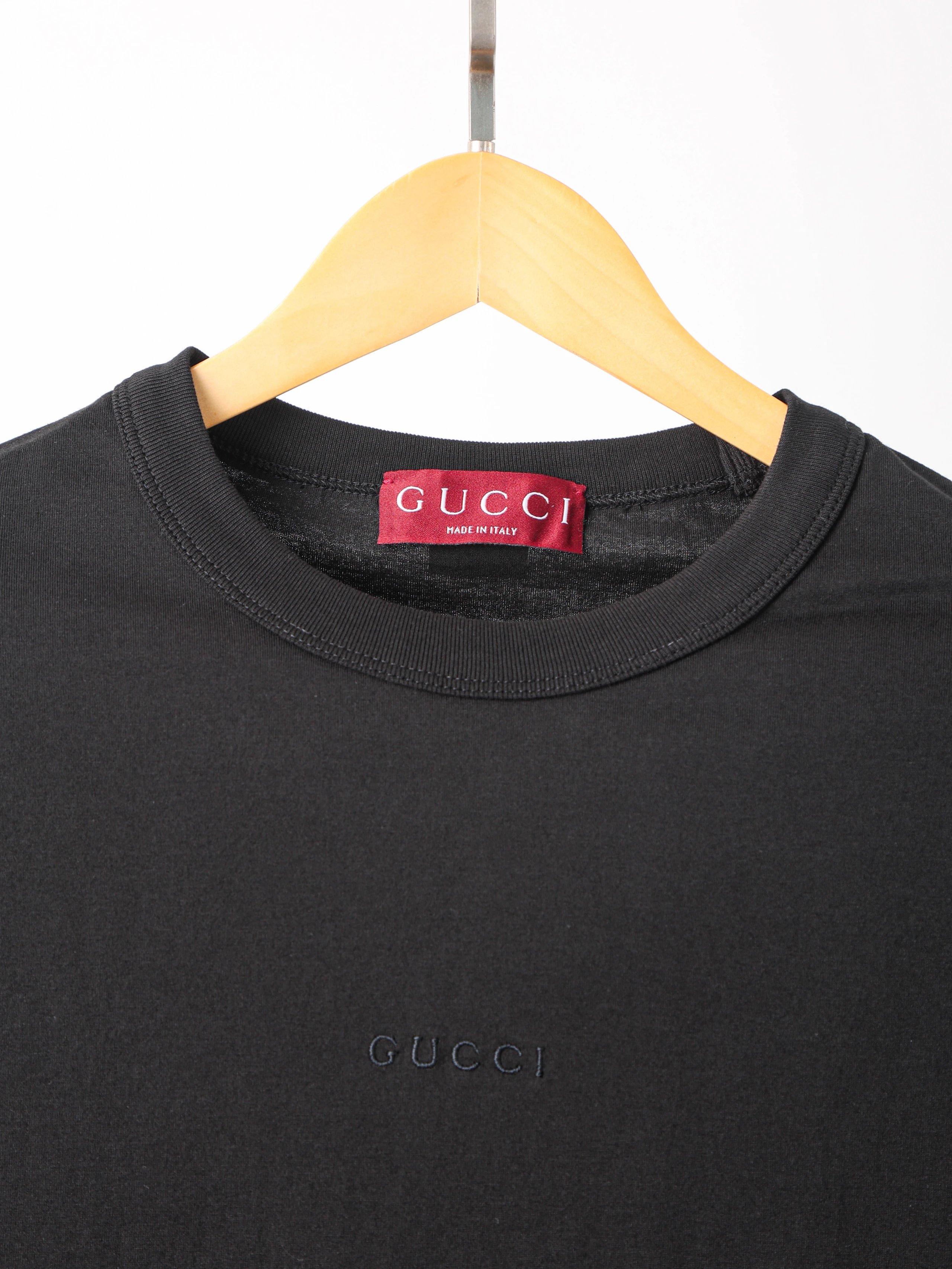 Item ID 8315 Gucc1-GC-2025s Red Label Series - Basic Letter Embroidered Short Sleev