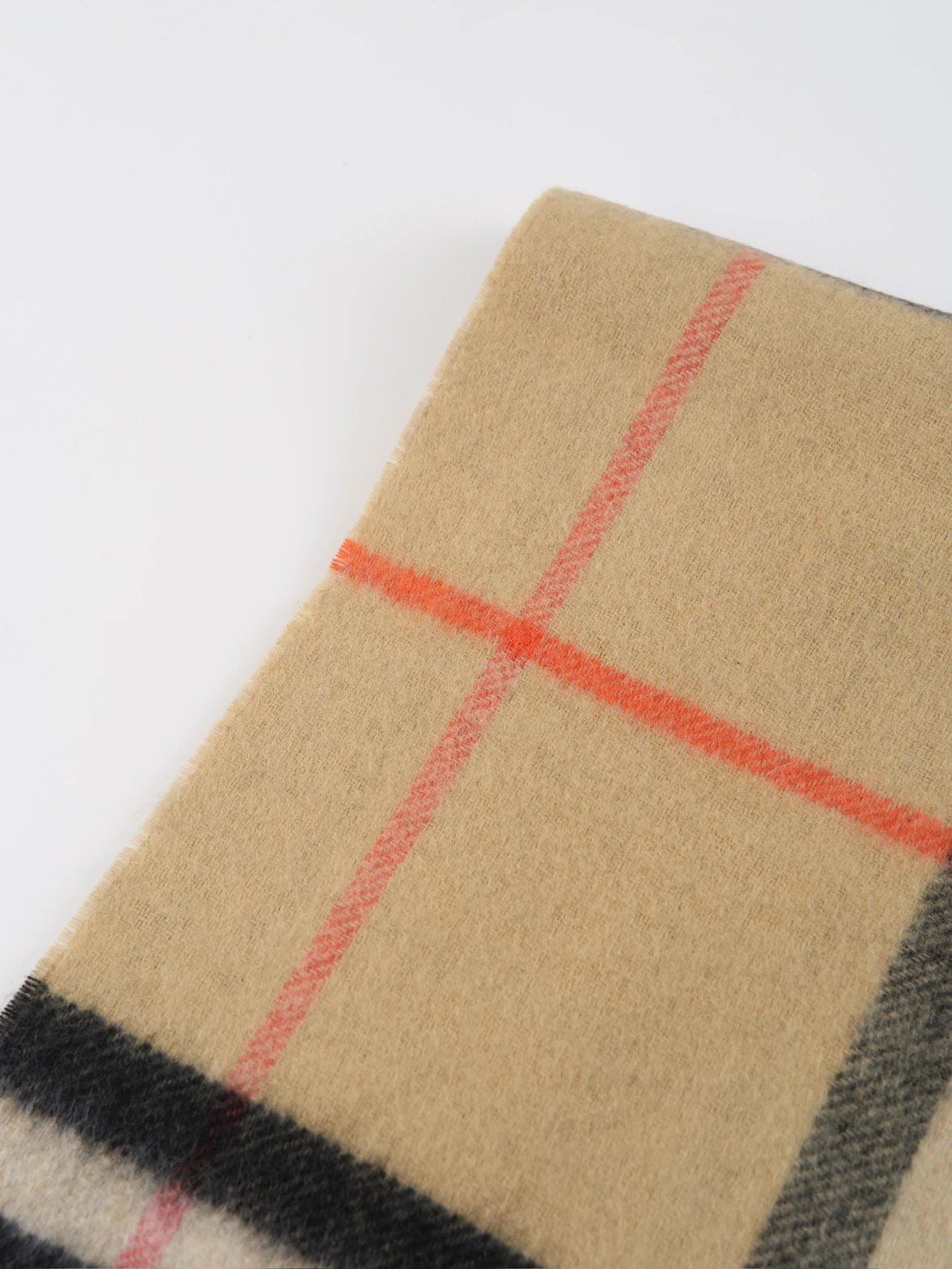 Item ID 8525 BBR Wool and cashmere blend - Striped mesh decorative cashmere scarf f