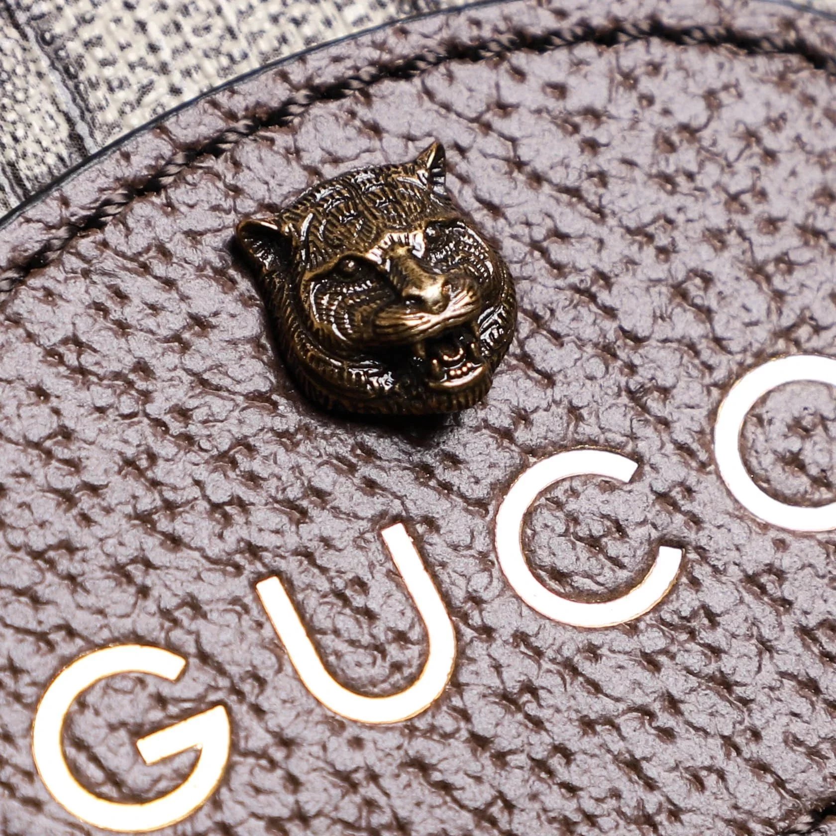 Item ID 8478 Guc GC Double G Old Flower Embossed Bag Leather Flip Cover Bag Jacquar